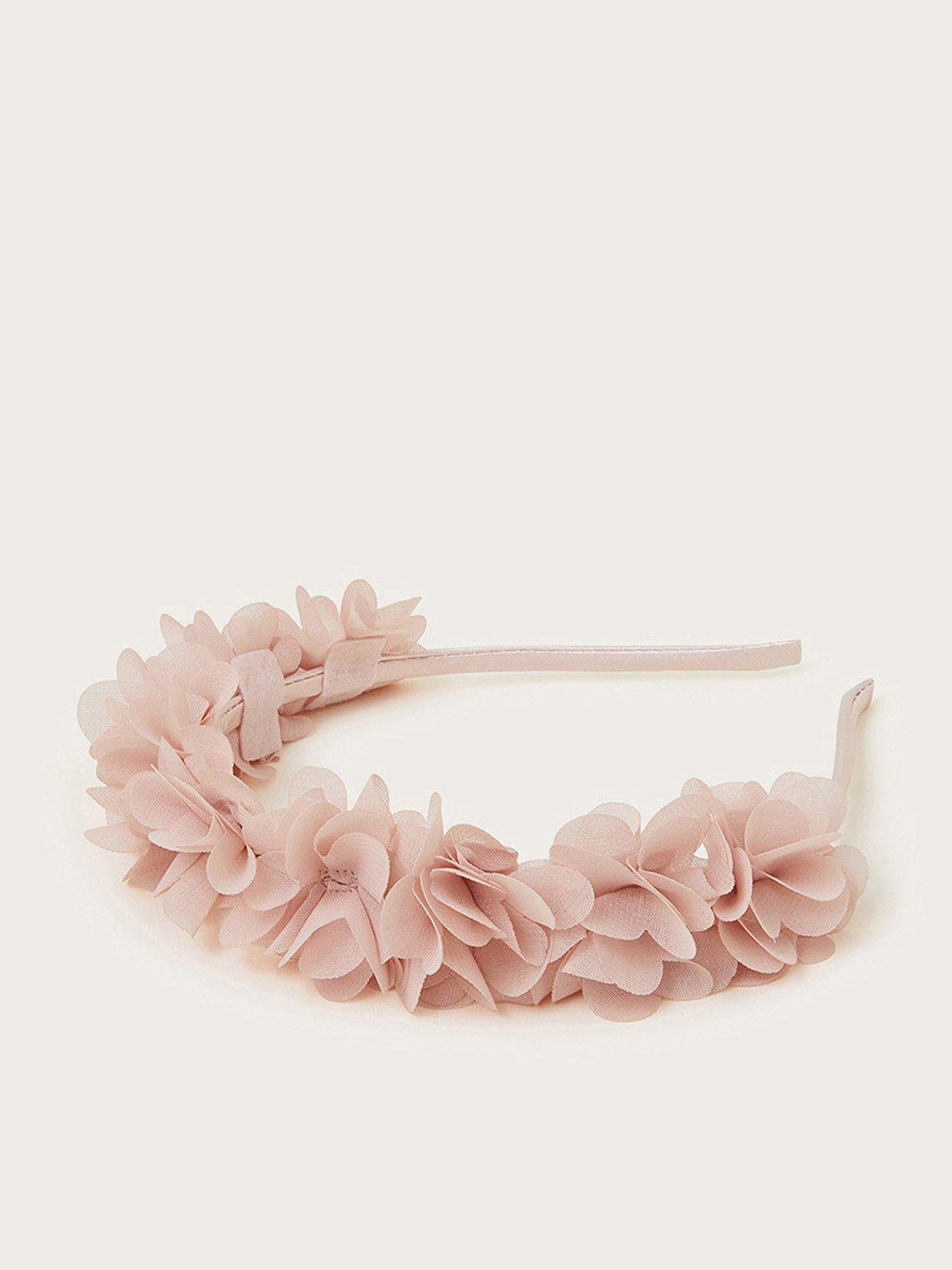 Monsoon Girls Bridesmaid Pom Aliceband - Pink