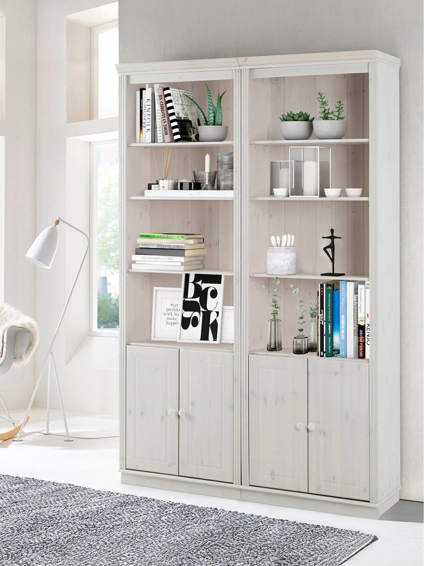 Dorel Home Anita Double Display Wall Unit