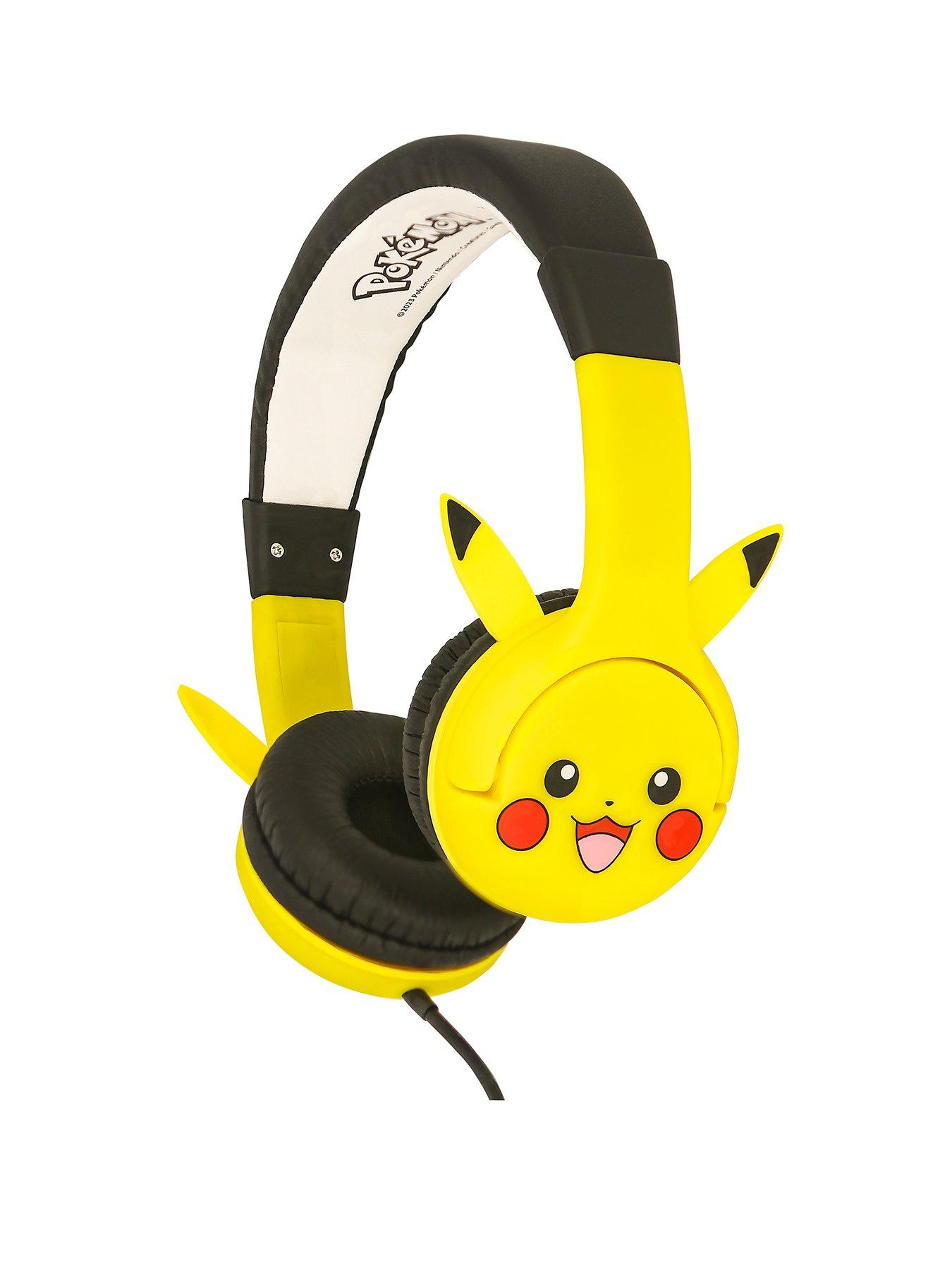 undefined Pikachu Childrens Headphones with Moulded Ears