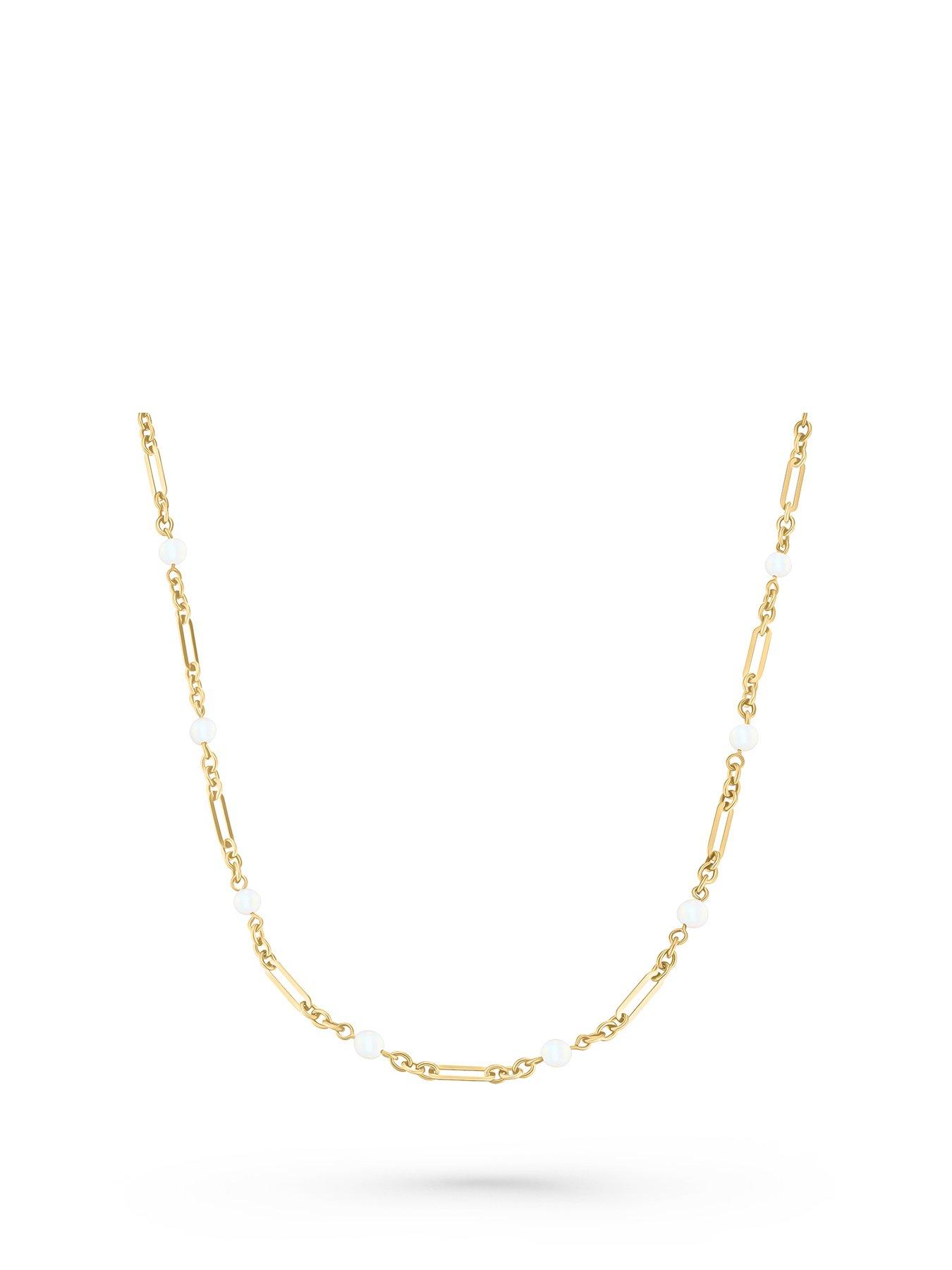 Beaverbrooks 9Ct Gold Freshwater Pearl Necklace