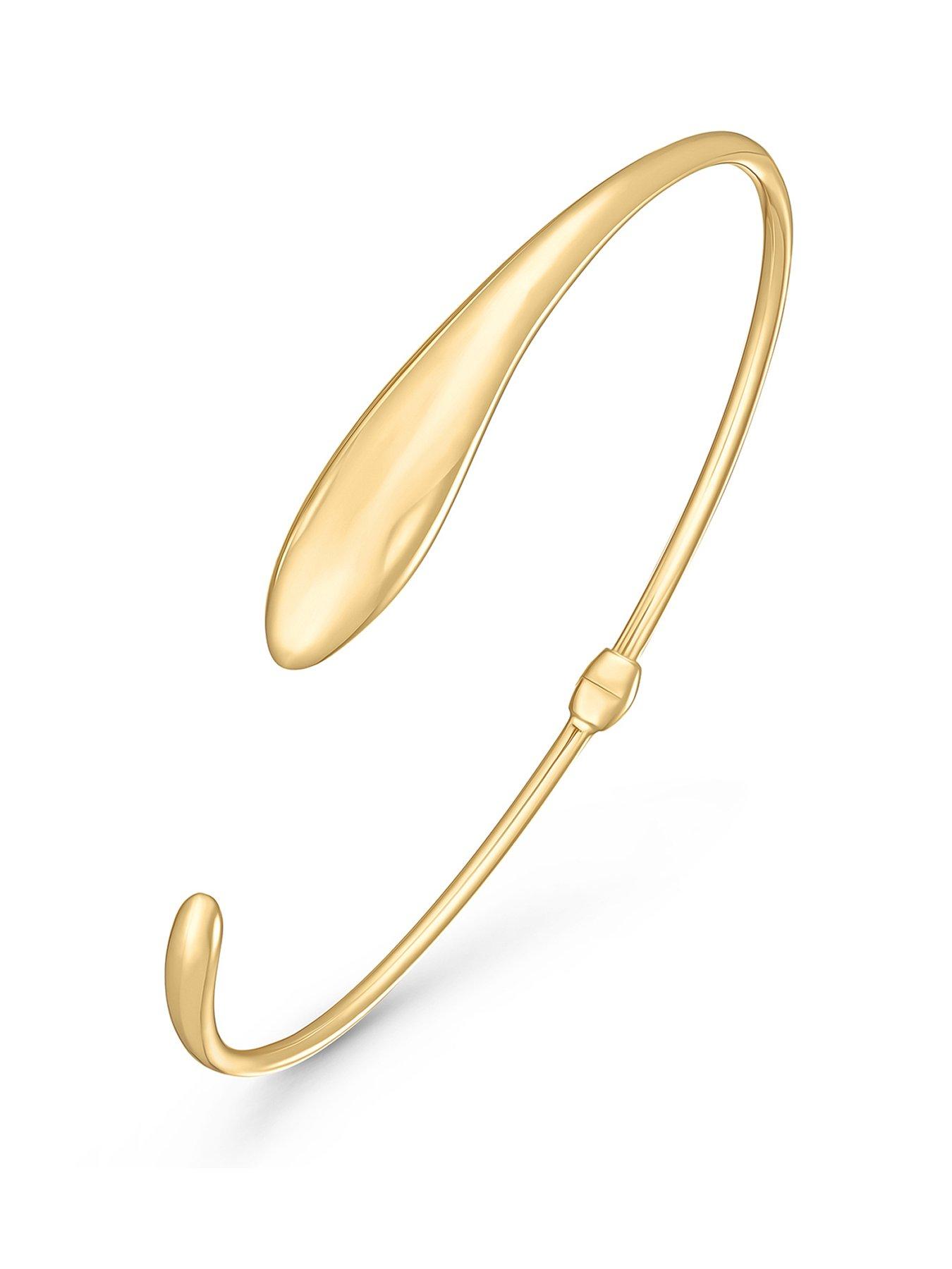 undefined 9Ct Gold Torque Bangle