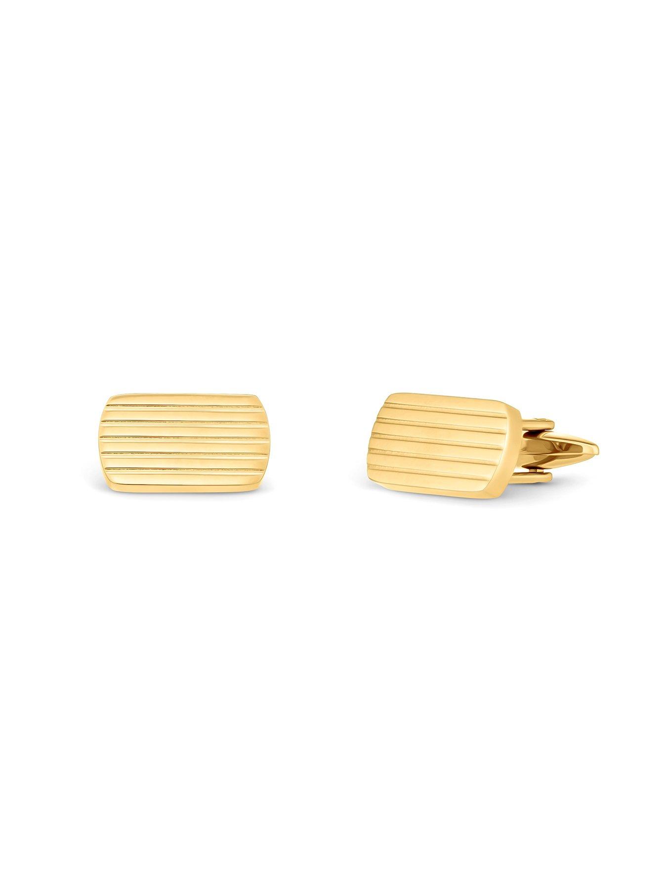 Image 3 of 4 of Beaverbrooks Gold Plated Men's Cufflinks