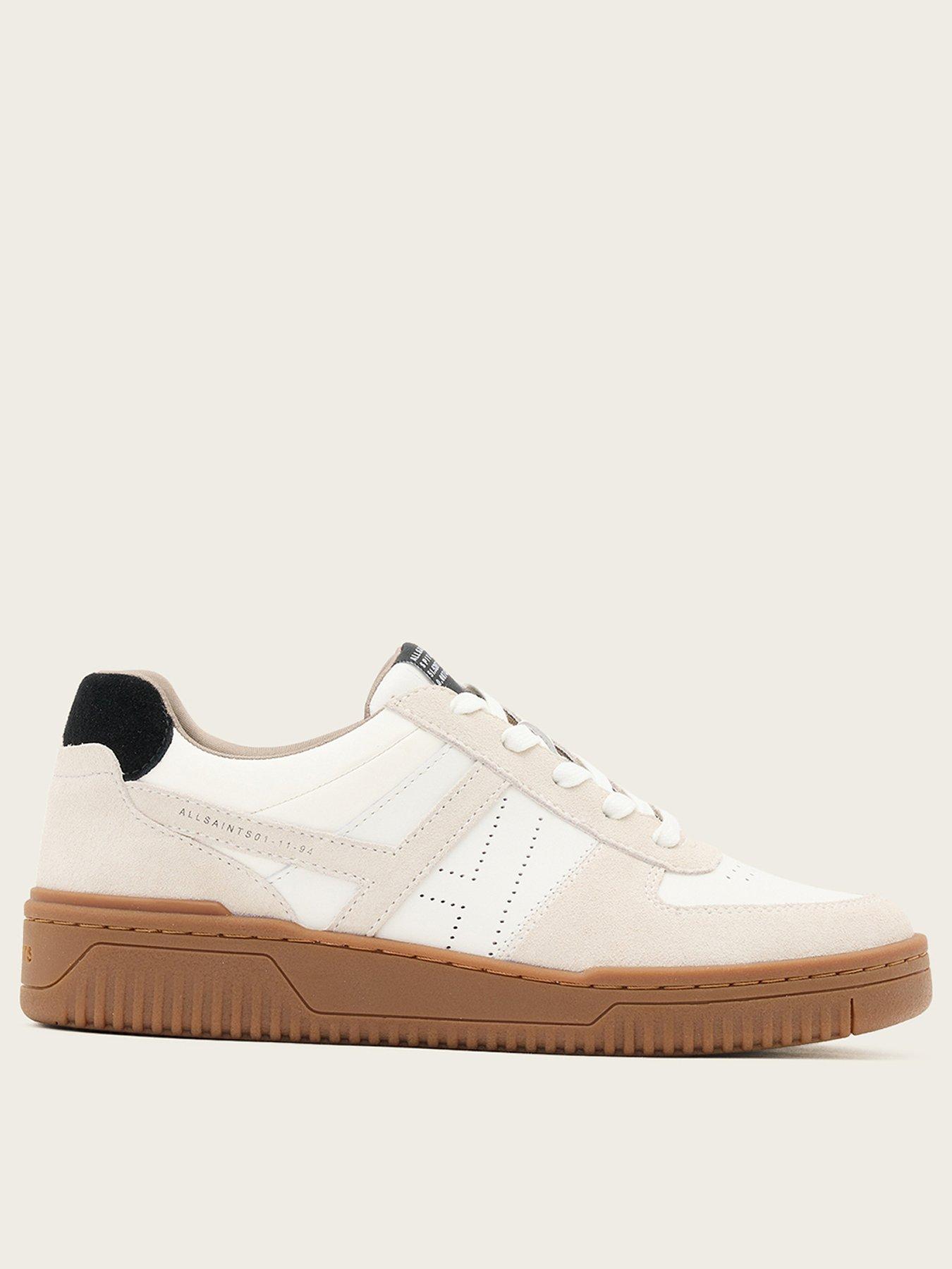 AllSaints Vix Suede Sneaker - White