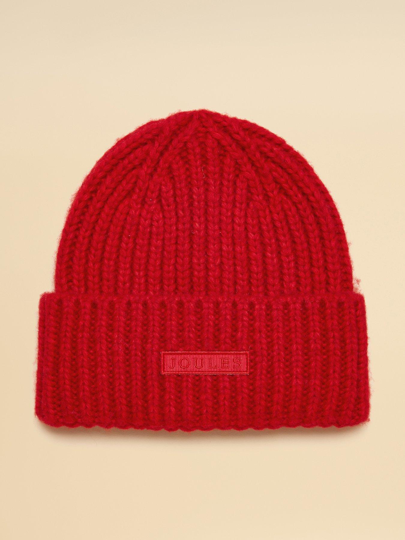 Joules Beanie Hat - Red