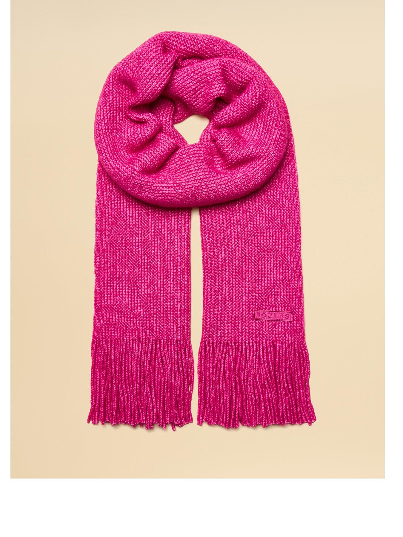 Joules Knitted Scarf - Pink