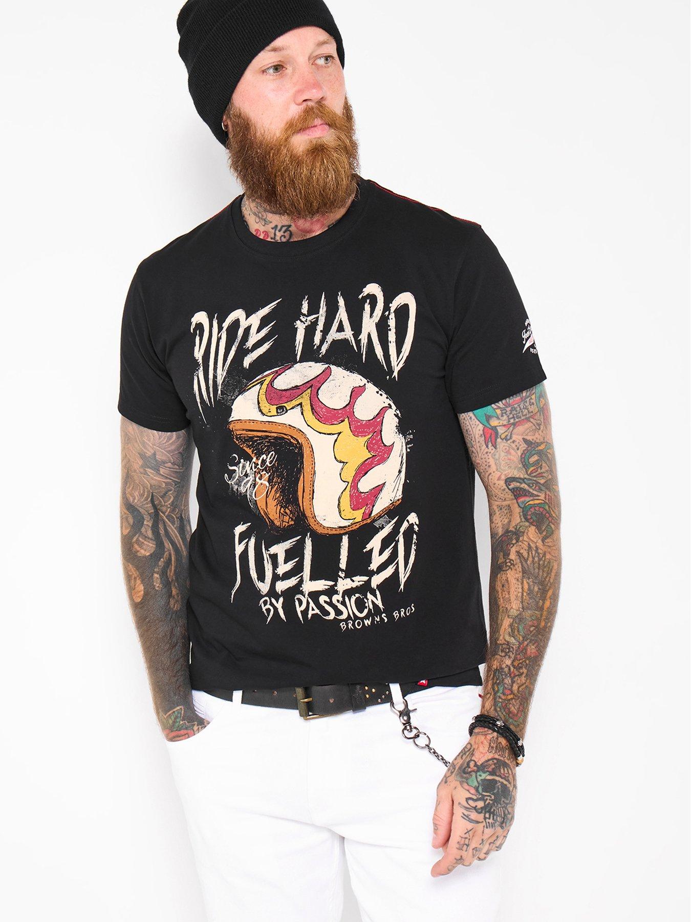 Joe Browns Biker Helmet Print T Shirt