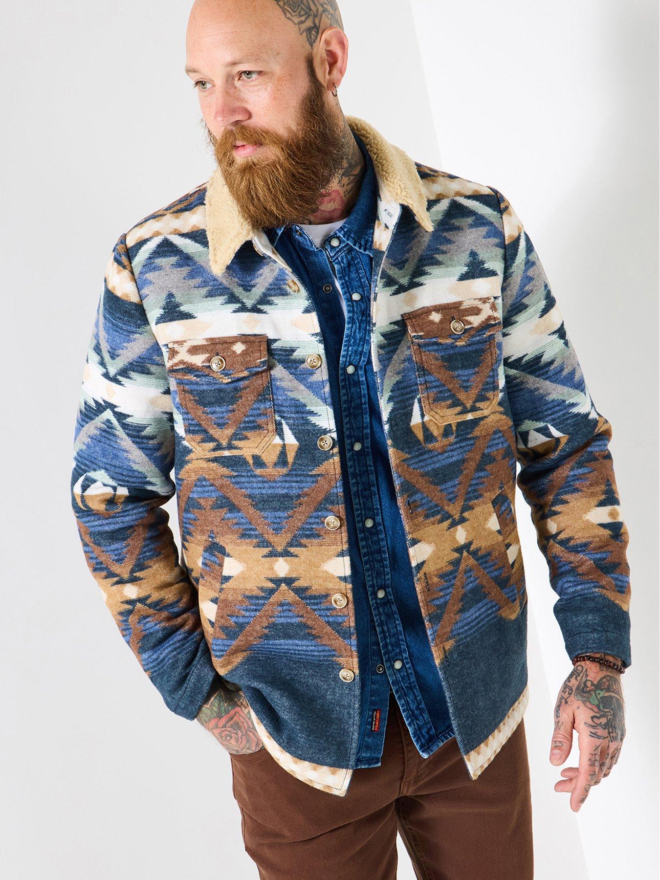 Image 1 of 5 of Joe Browns Aztec Print Overshirt - Multi
