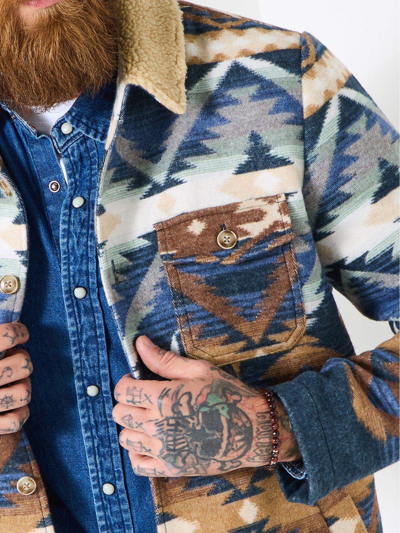 Image 4 of 5 of Joe Browns Aztec Print Overshirt - Multi