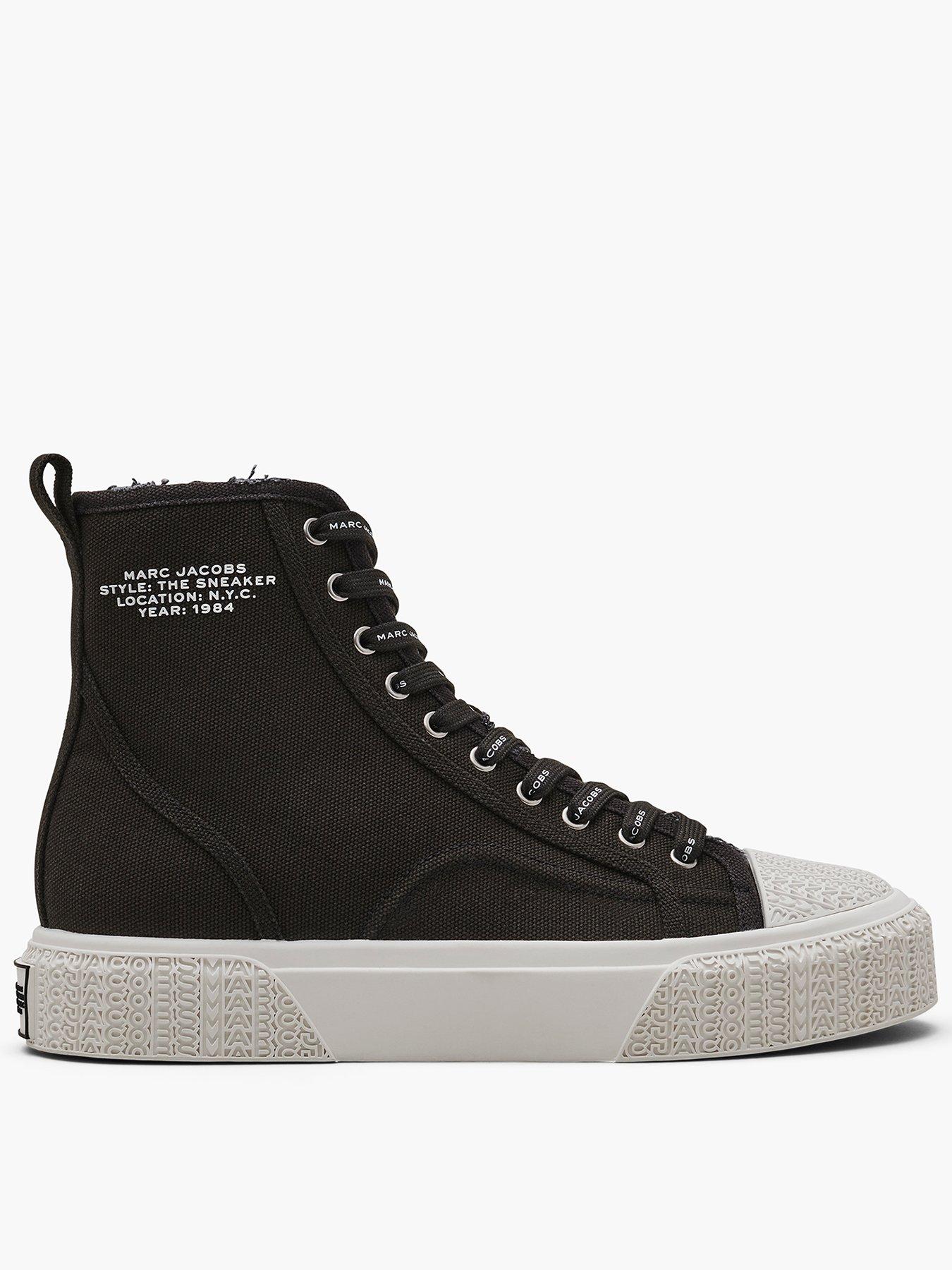 MARC JACOBS The High Top Sneaker - Black