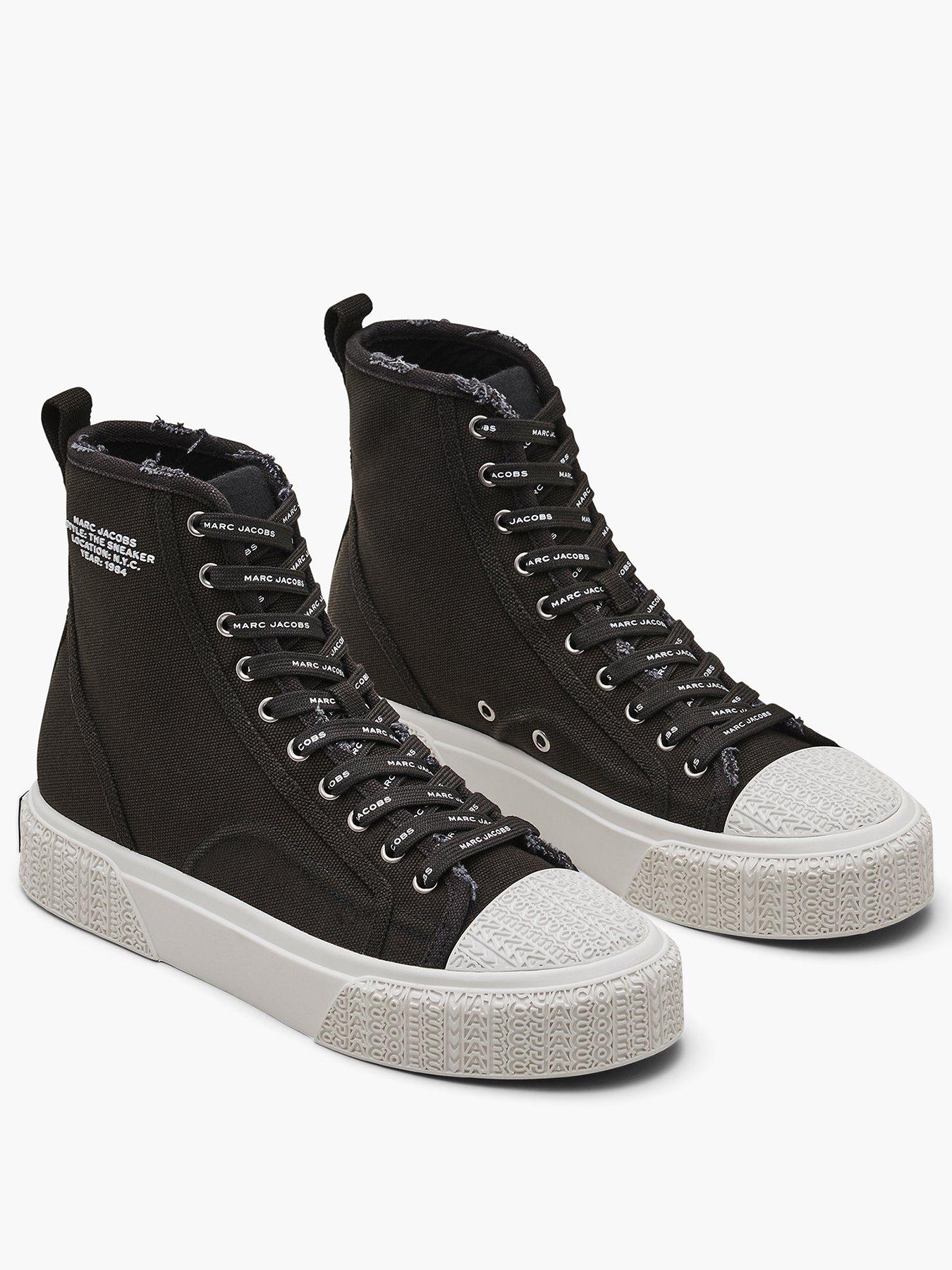 Image 2 of 3 of MARC JACOBS The High Top Sneaker - Black