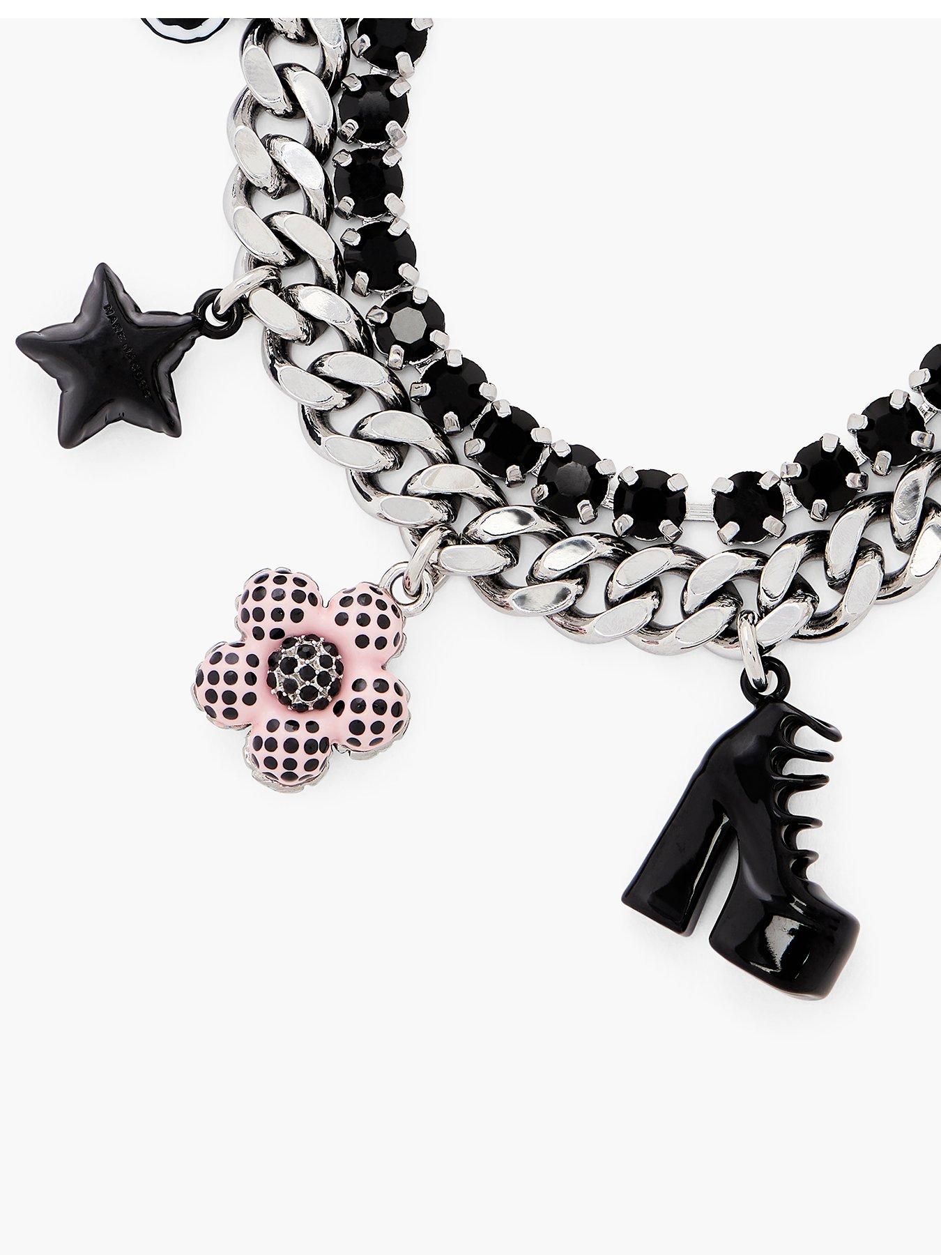 Image 3 of 4 of MARC JACOBS Mini Icon Dot Charm Bracelet - Silver