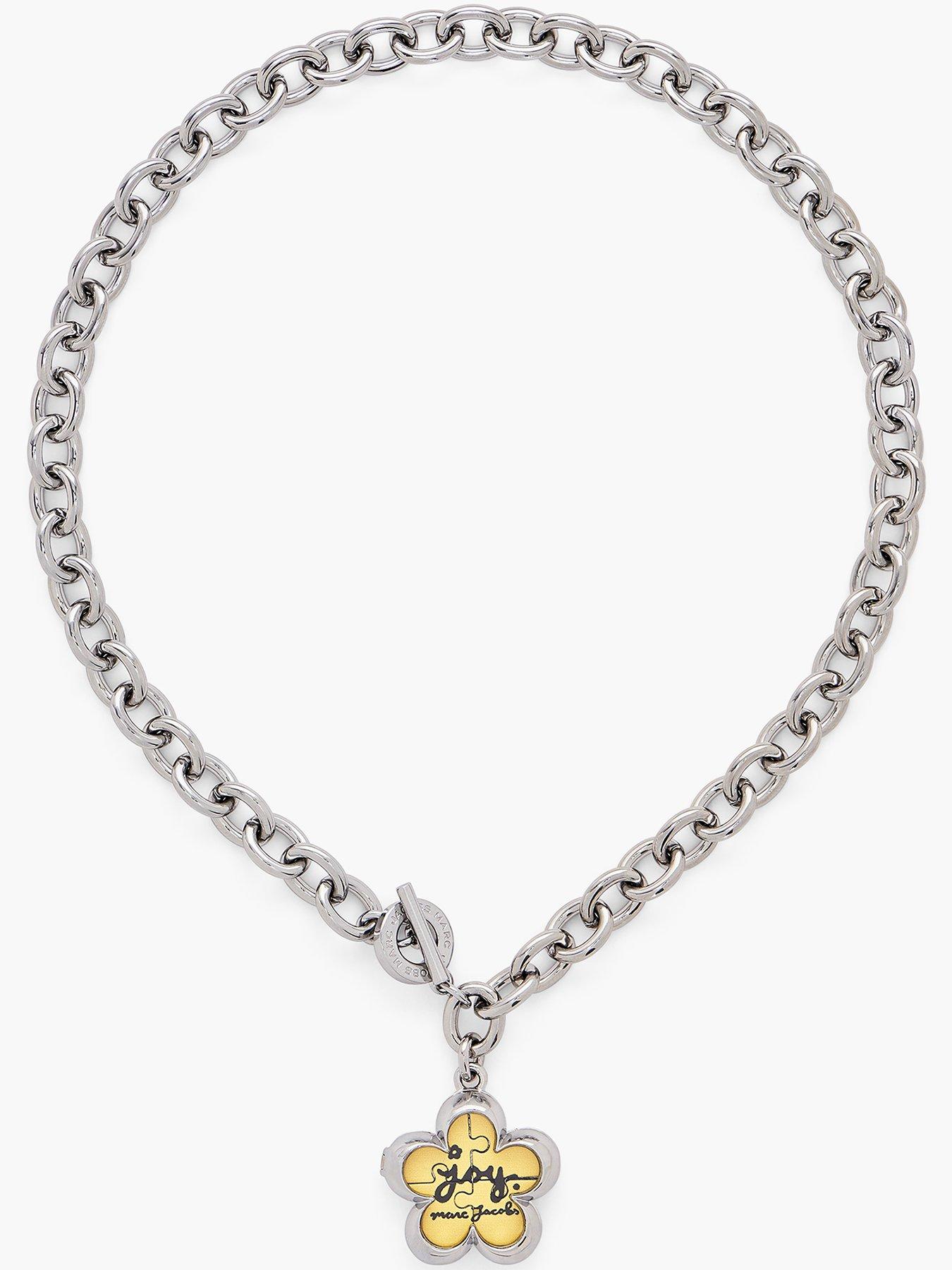 MARC JACOBS Daisy Puzzle Necklace - Silver