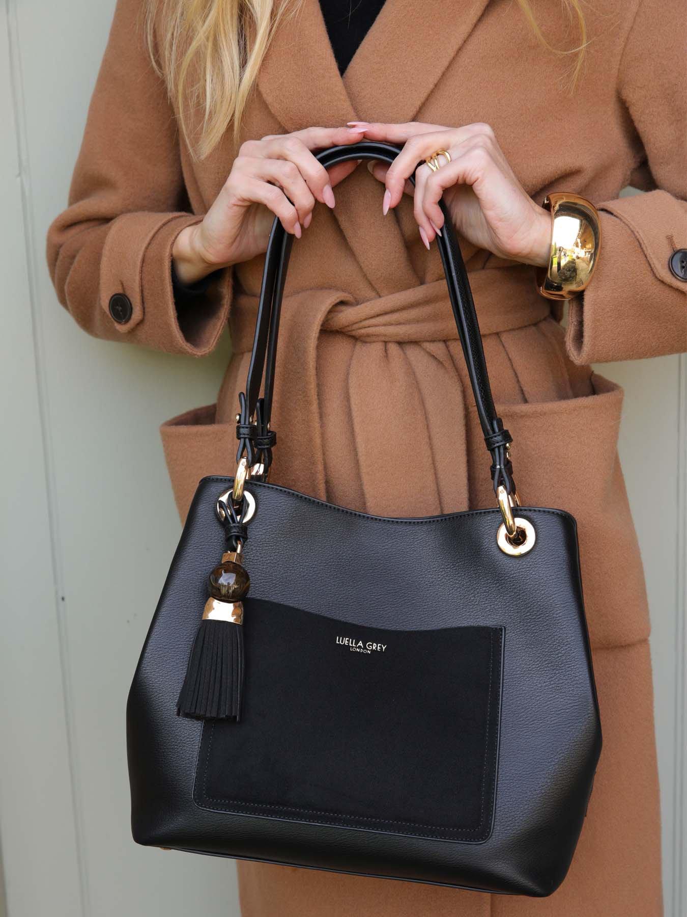 Luella Grey Sienna Hobo Tote - Black