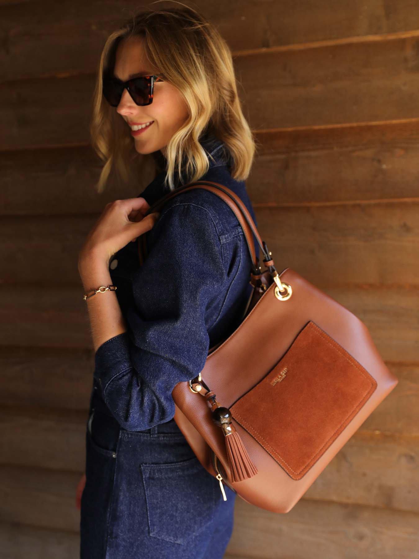 Luella Grey Sienna Conker Hobo Tote - Brown