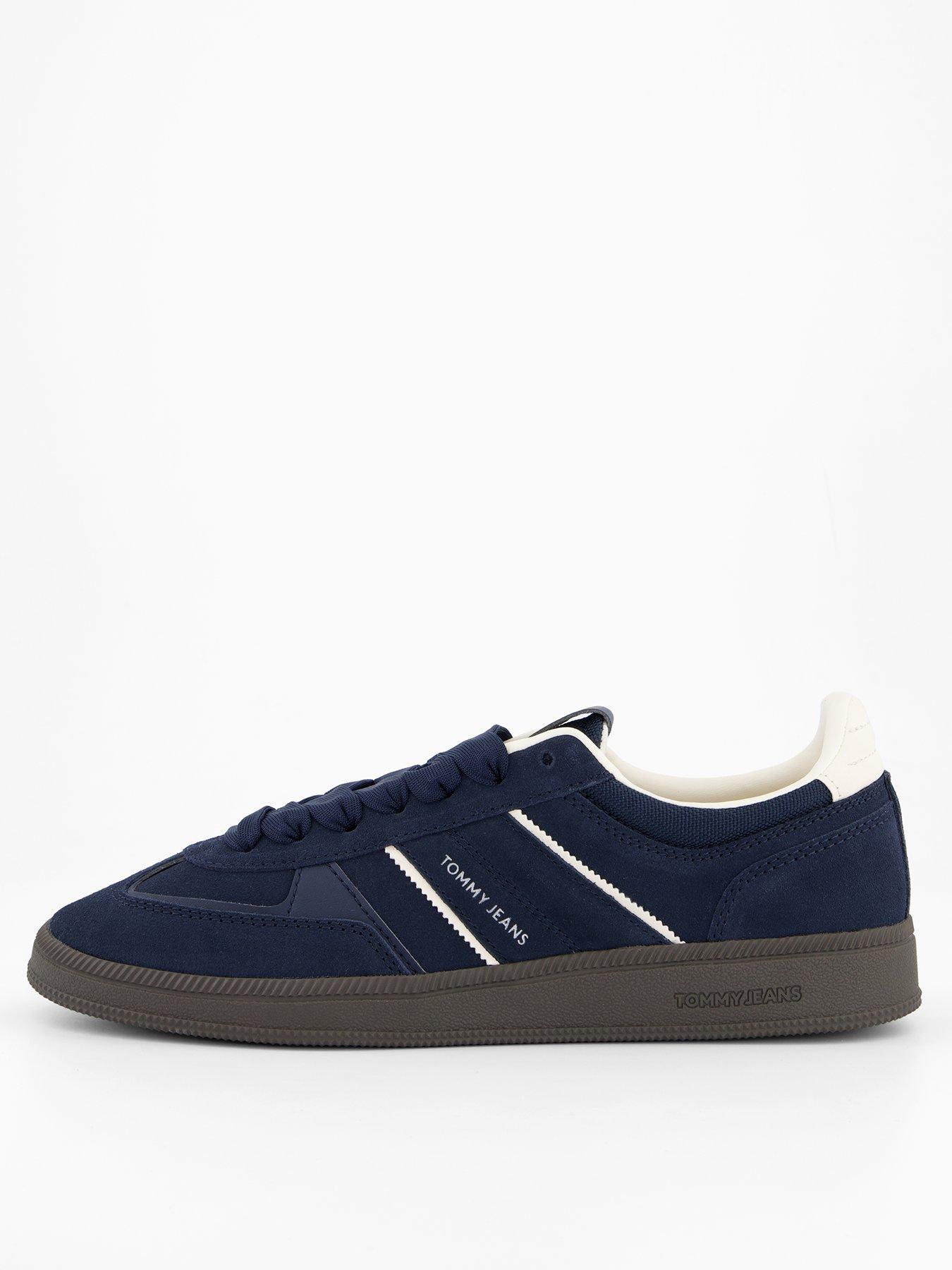 Tommy Jeans The Greenwich Edge Suede Trainer, Blue, Size 40, Women