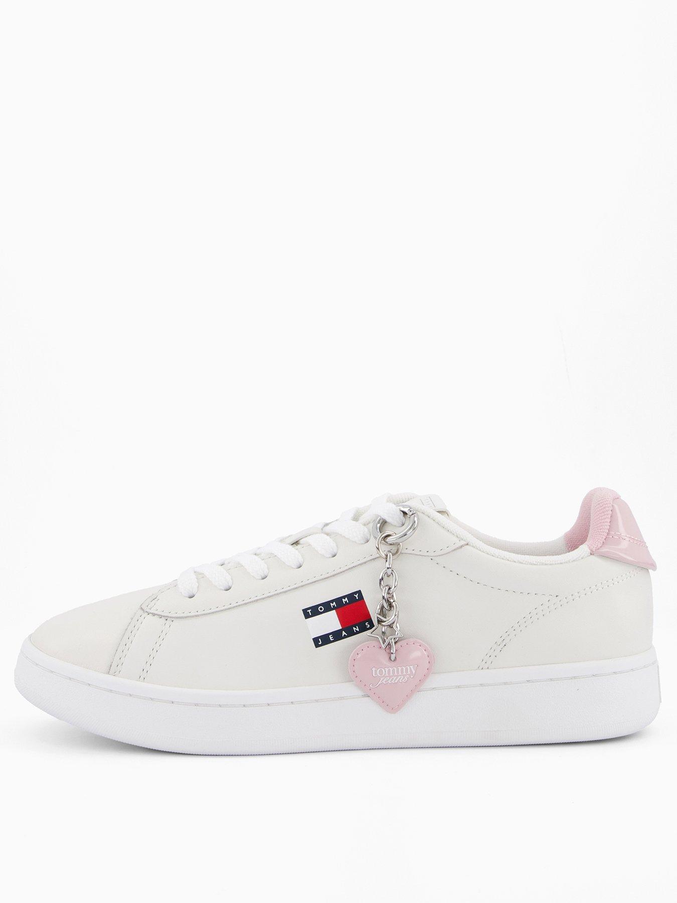 Tommy Jeans Archive '98 Valentines Trainer, White, Size 37, Women