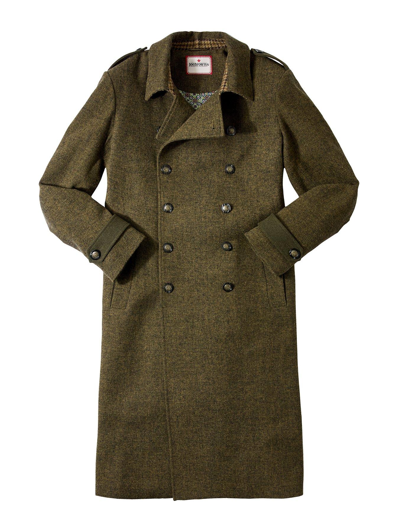 Joe Browns Double-Breasted Longline Trench Coat - Khaki | Very