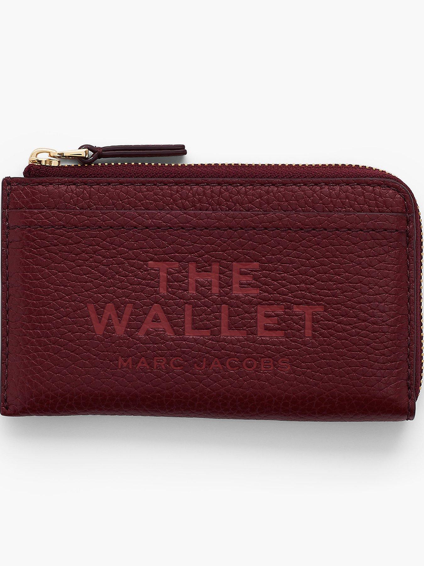 MARC JACOBS The Top Zip Multi Wallet - Dark Red