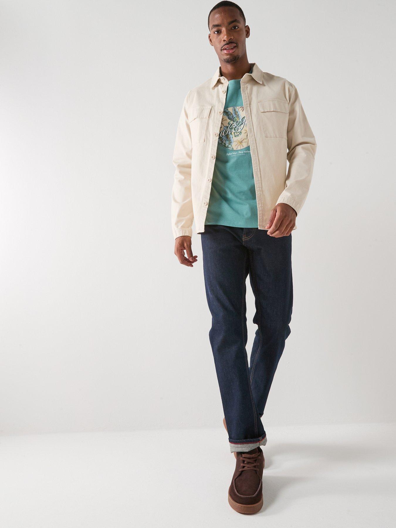 Image 5 of 6 of Jack & Jones Honolulu Graphic T-Shirt - Aqua