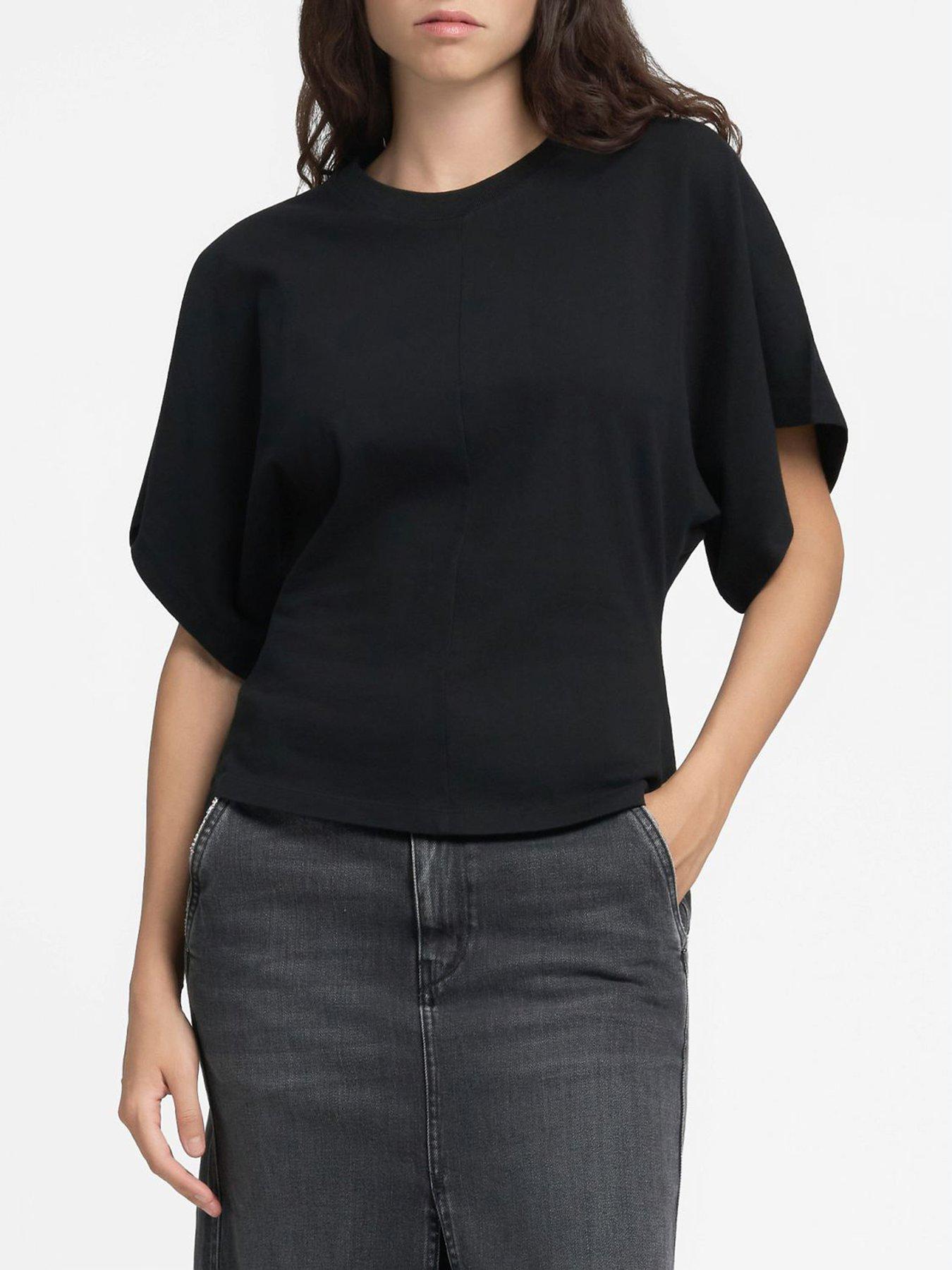 Replay Cotton Jersey T-Shirt - Black