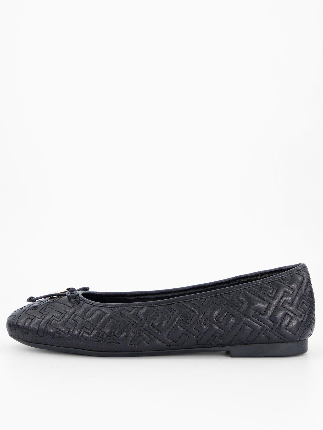 tommy-hilfiger-quilted-ballerina-pump-black