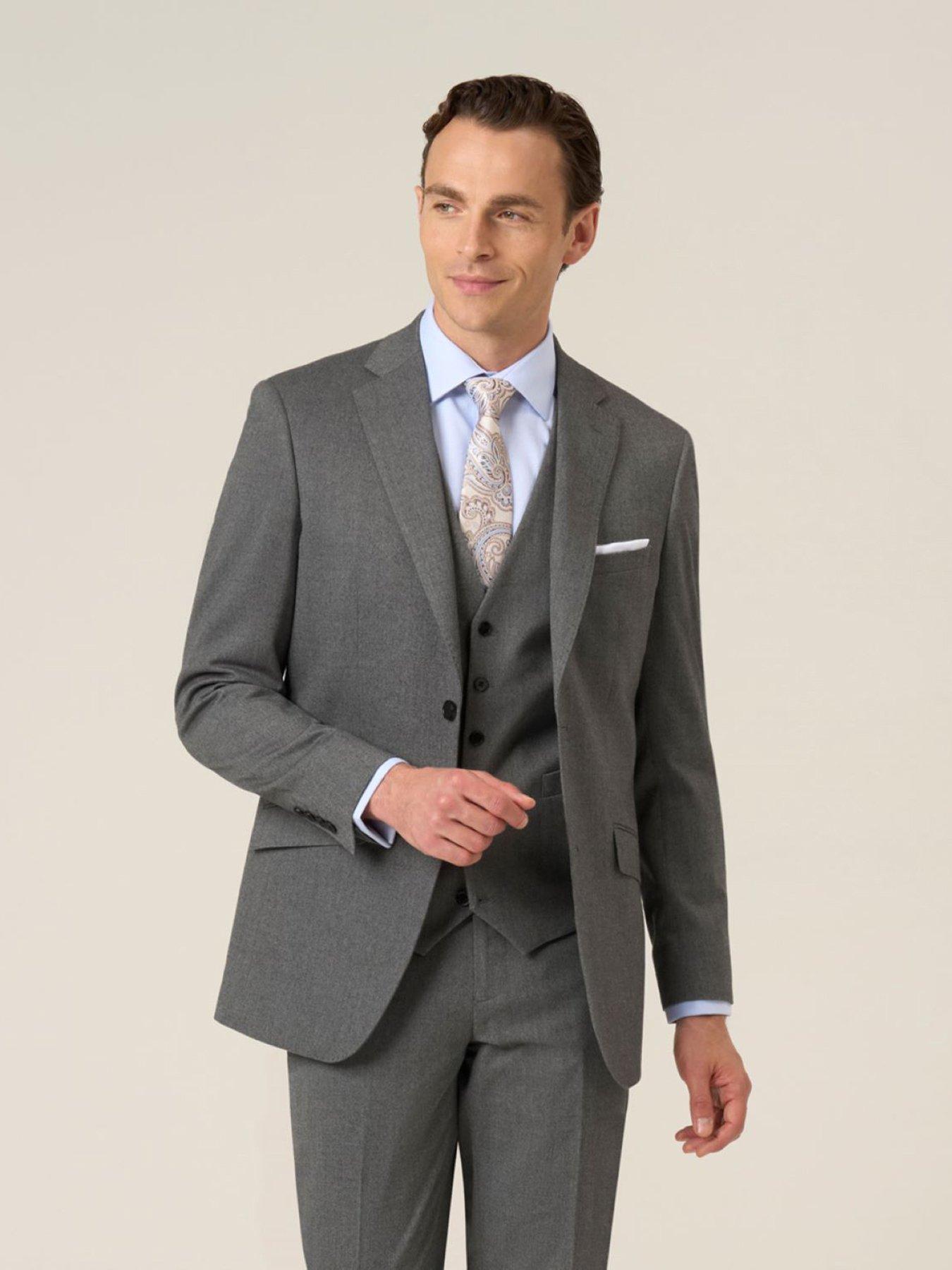 Skopes: Tailored Fit Liston Suit Jacket - Grey