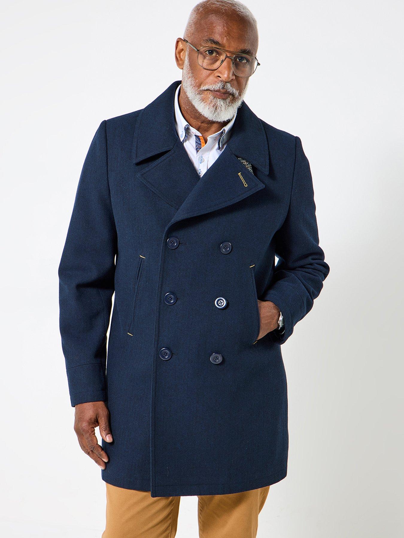 undefined Joe Browns Double-Breasted Navy Peacoat