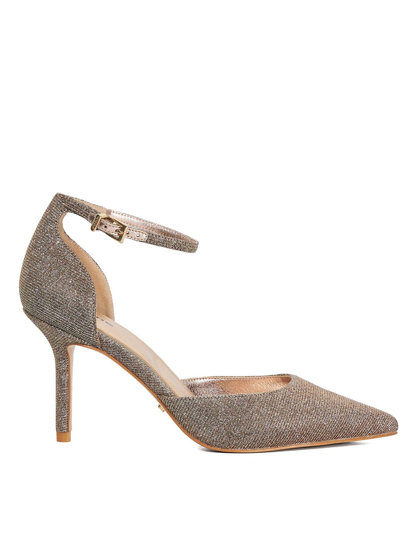 undefined Calmness Pointed Toe Court Shoe - Bronze