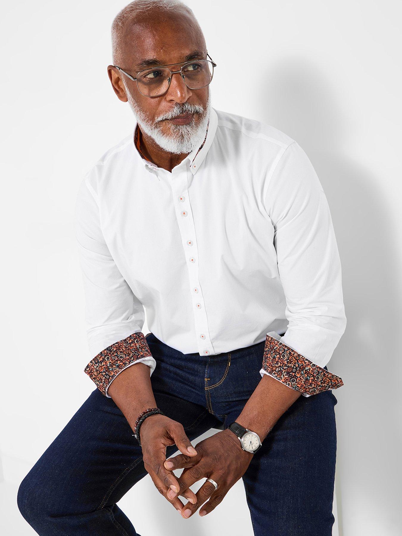 undefined Joe Browns Contrast Printed Trim Long Sleeve Shirt