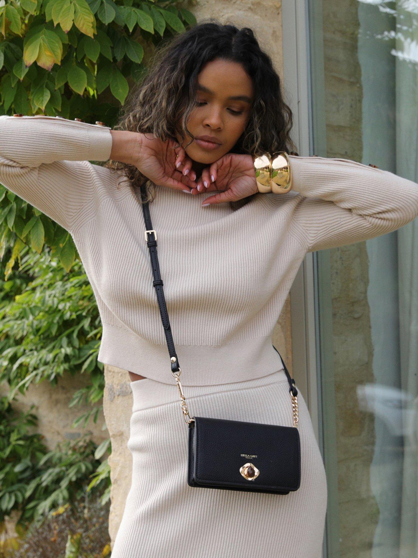Luella Grey Eloise Phone Bag - Black