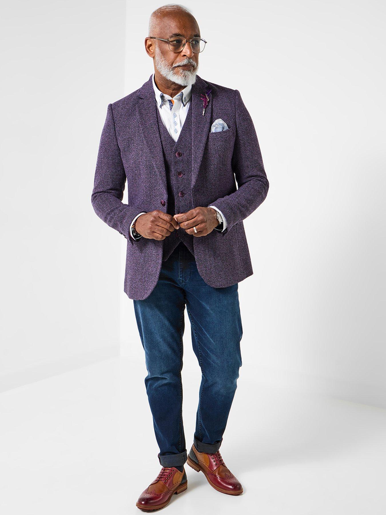 Image 5 of 6 of Joe Browns Purple Casual Blazer - Purple