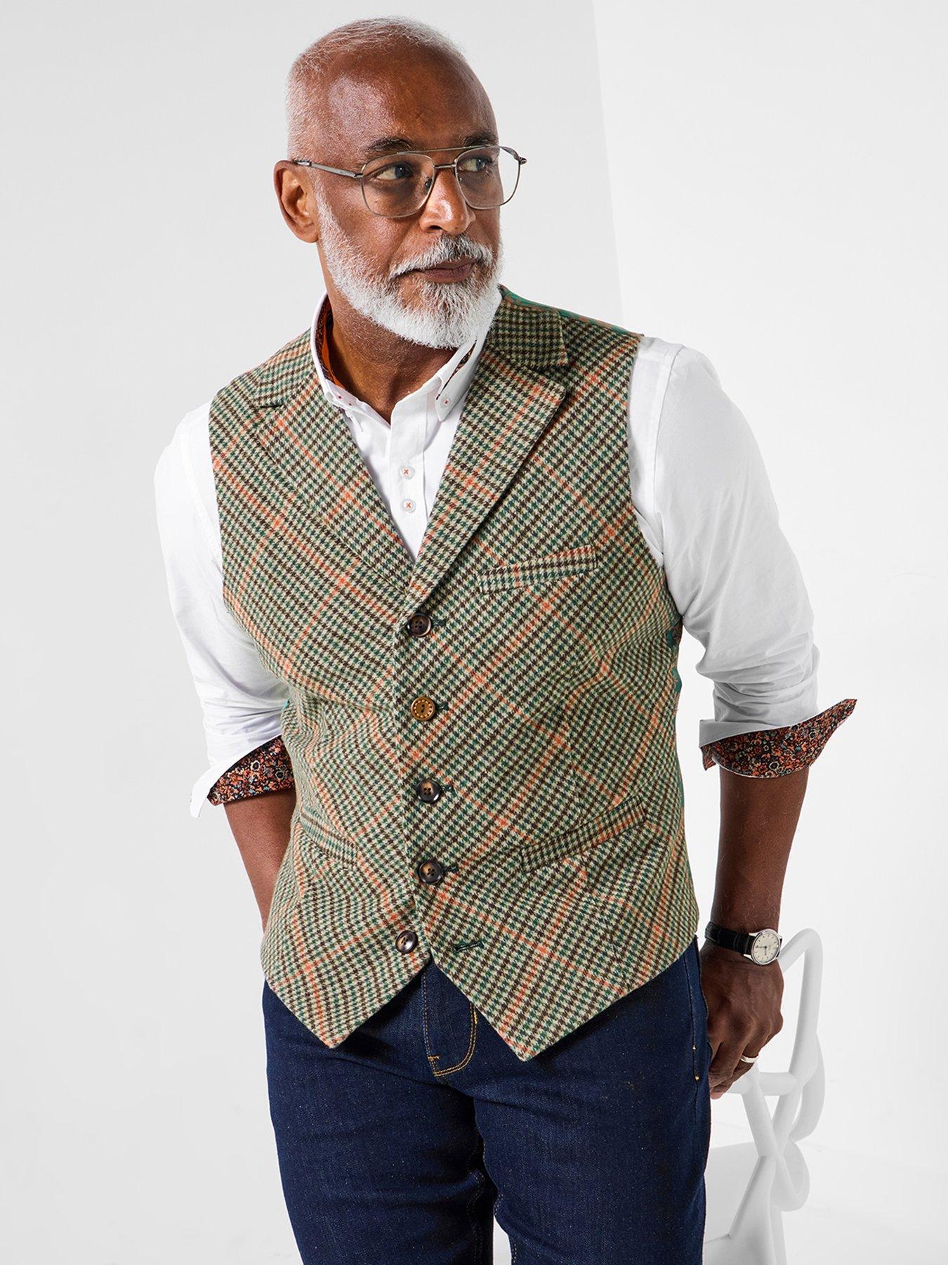 undefined Check Waistcoat
