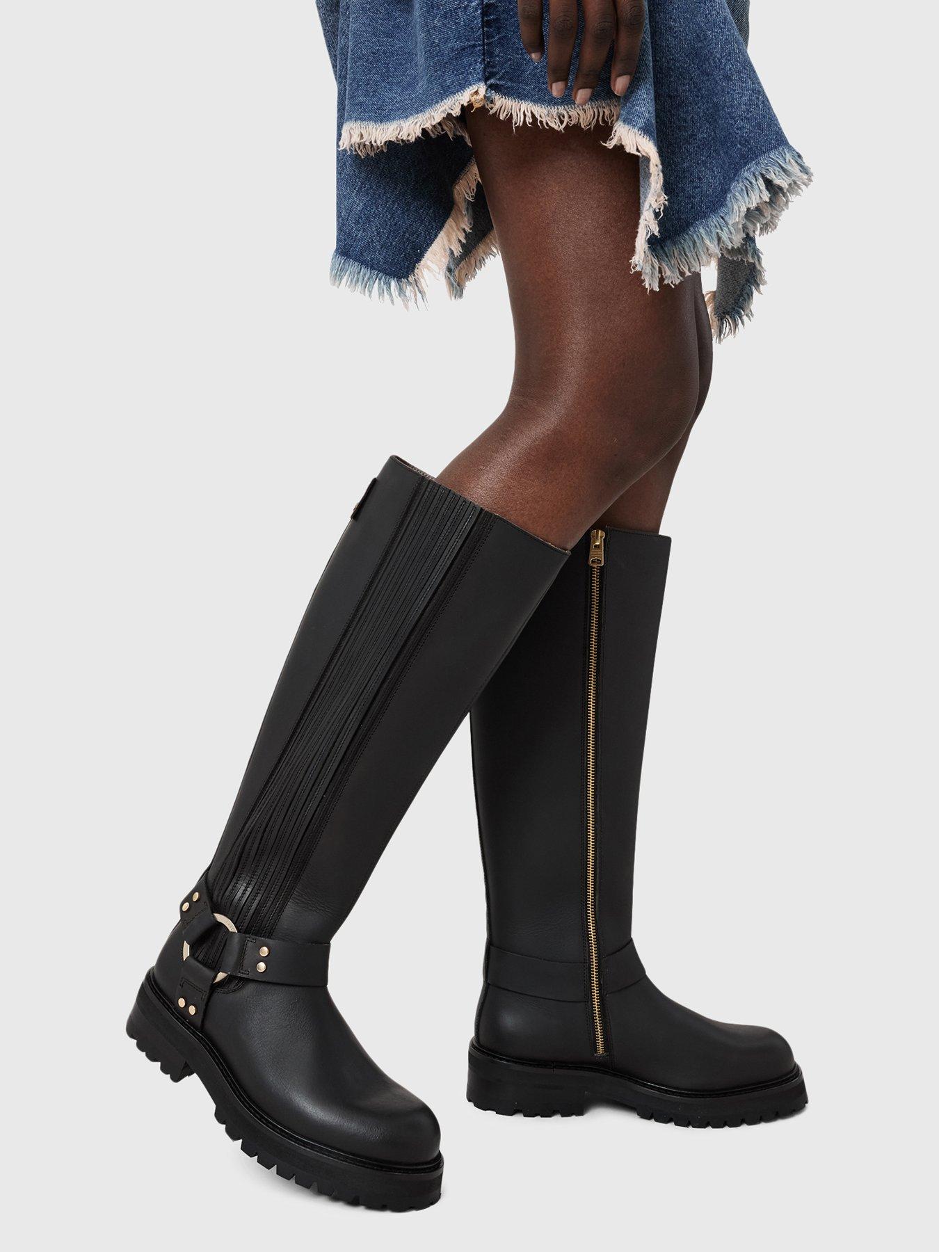 AllSaints Maddie High Boot - Black