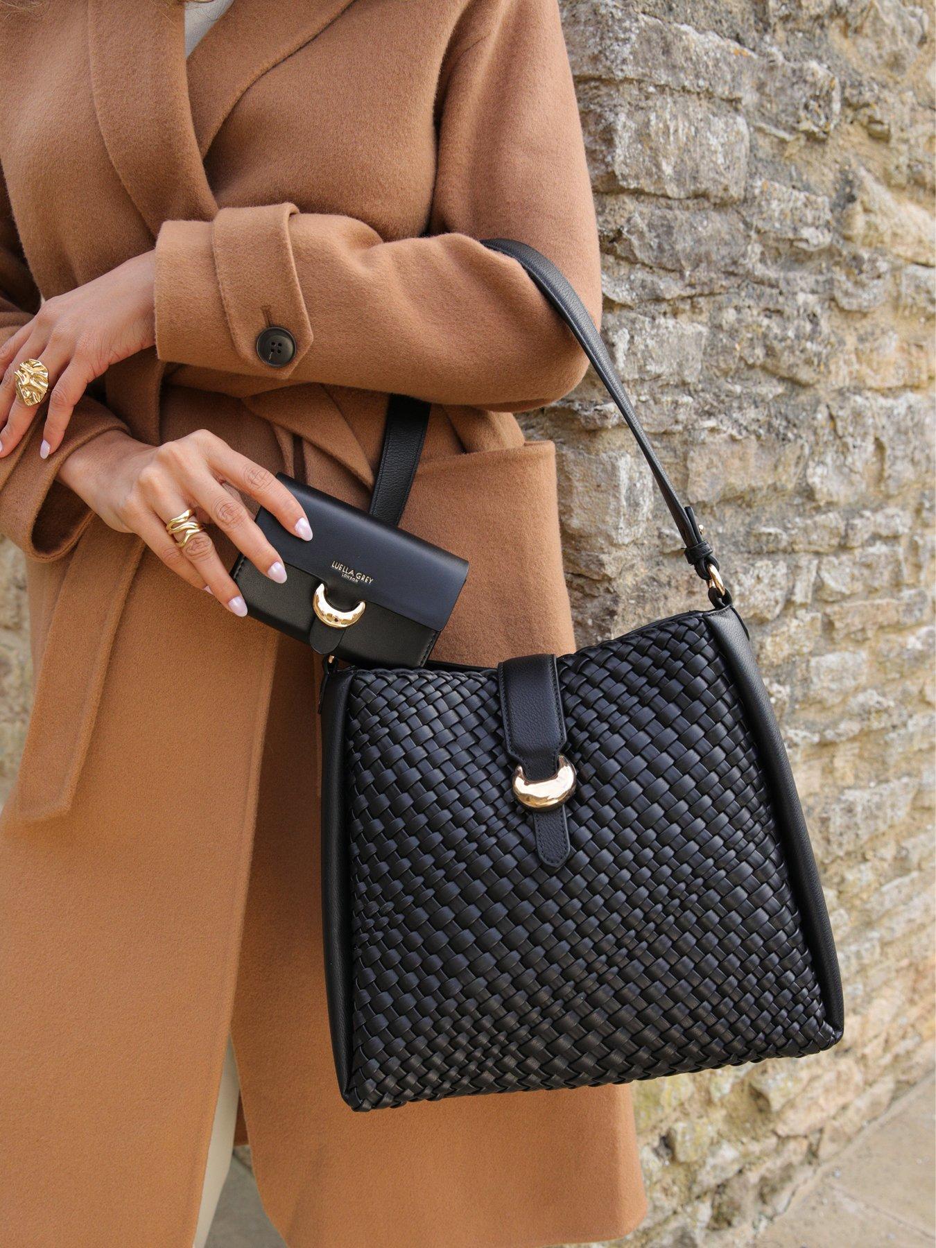 Luella Grey Flora Weave Hobo - Black