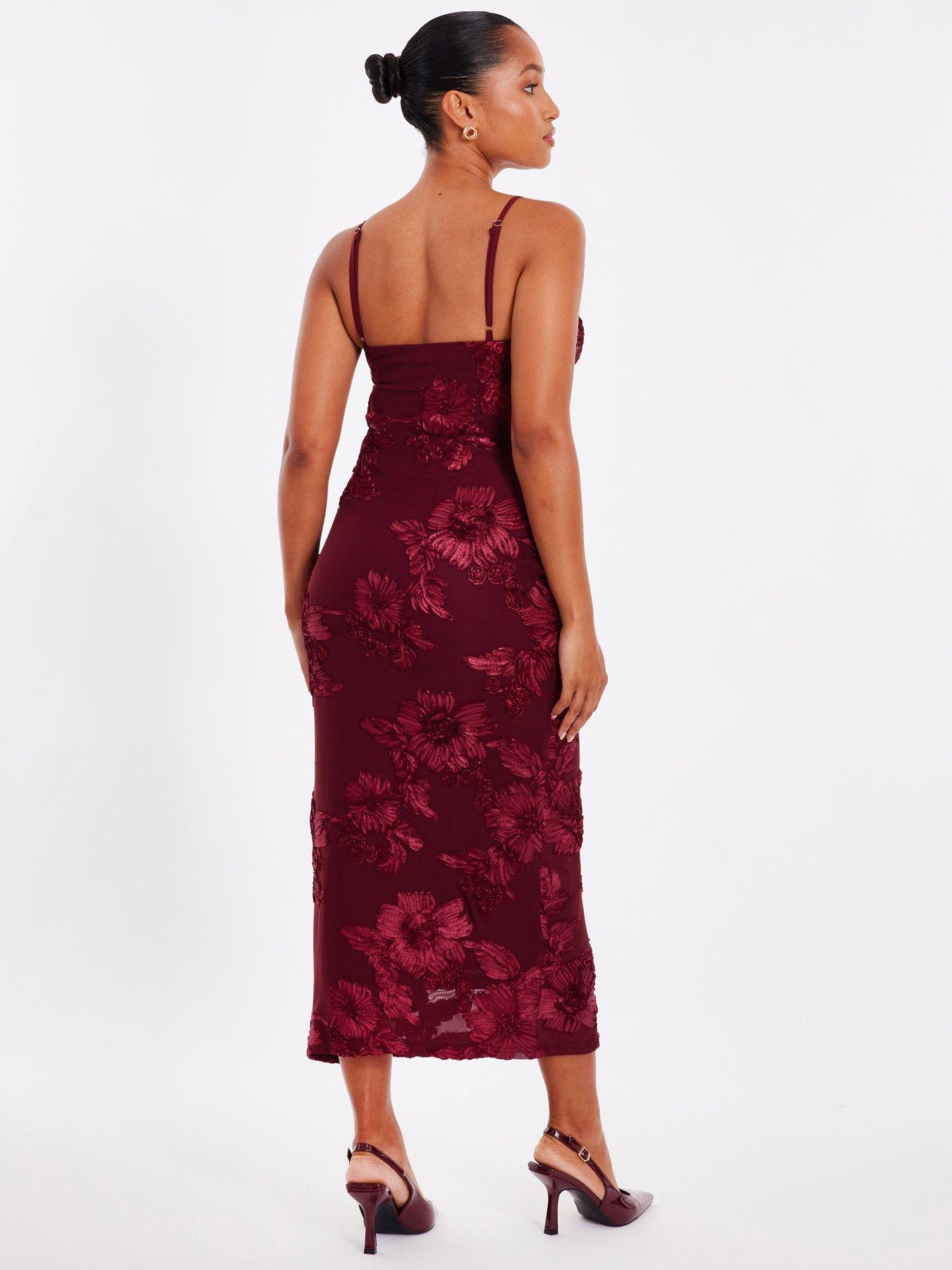 strapless open back dress Dolce & Gabbana Floral-lace Flounce Dress – Runway Catalog main image 0