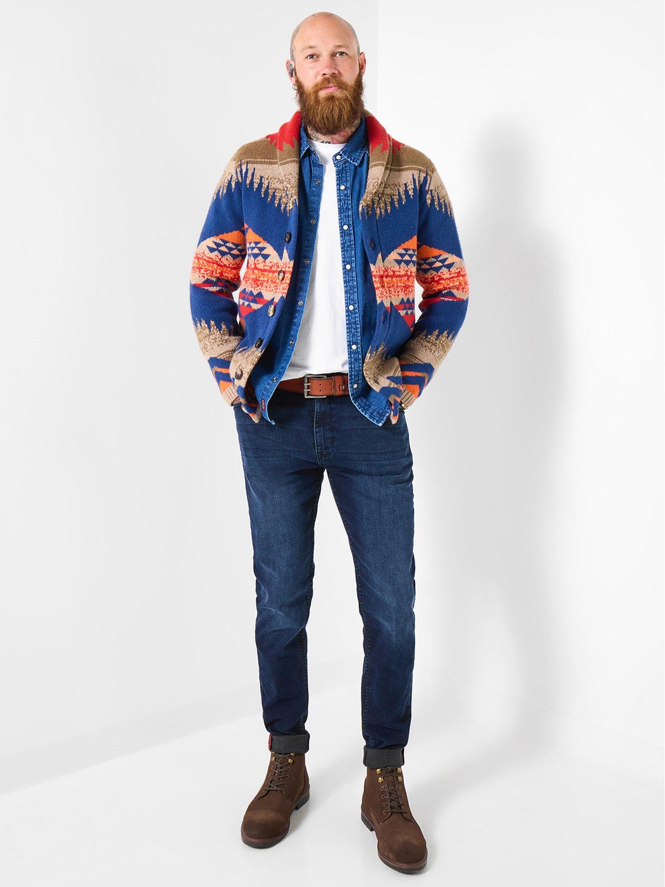 Image 3 of 6 of Joe Browns Wild Aztec Shawl Knitted Cardigan - Multi