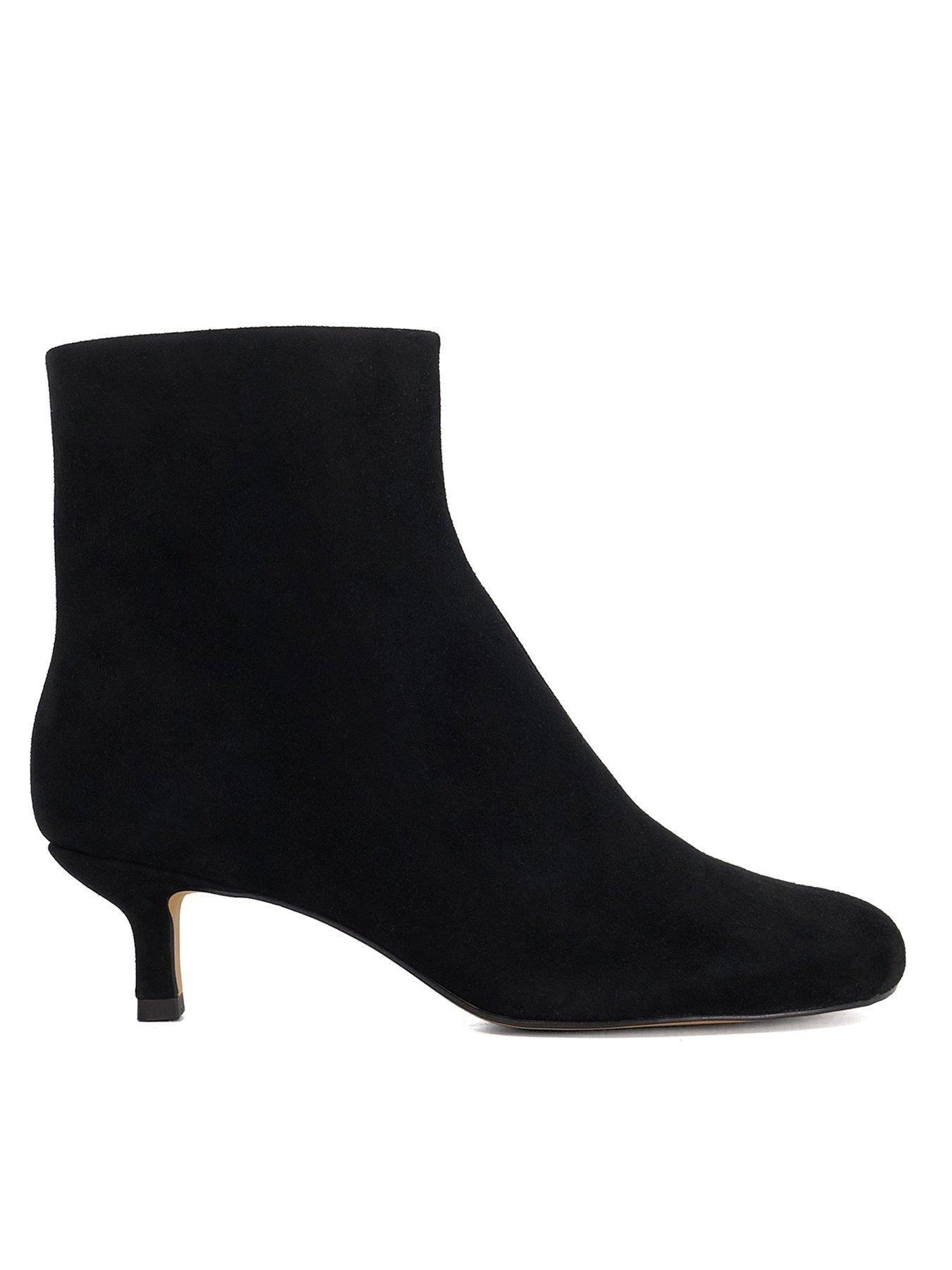 Dune London Orina Round Toe Ankle Boot - Black