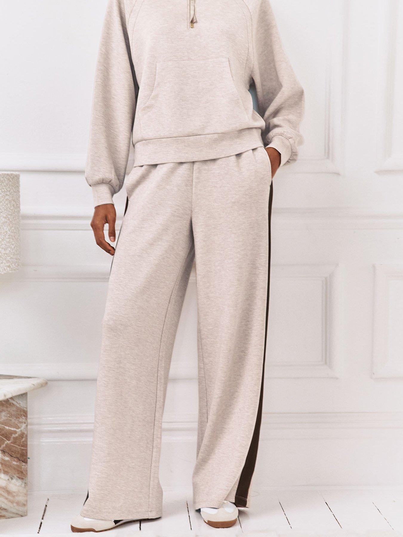 CHELSEA PEERS Lux Scuba Joggers - Brown