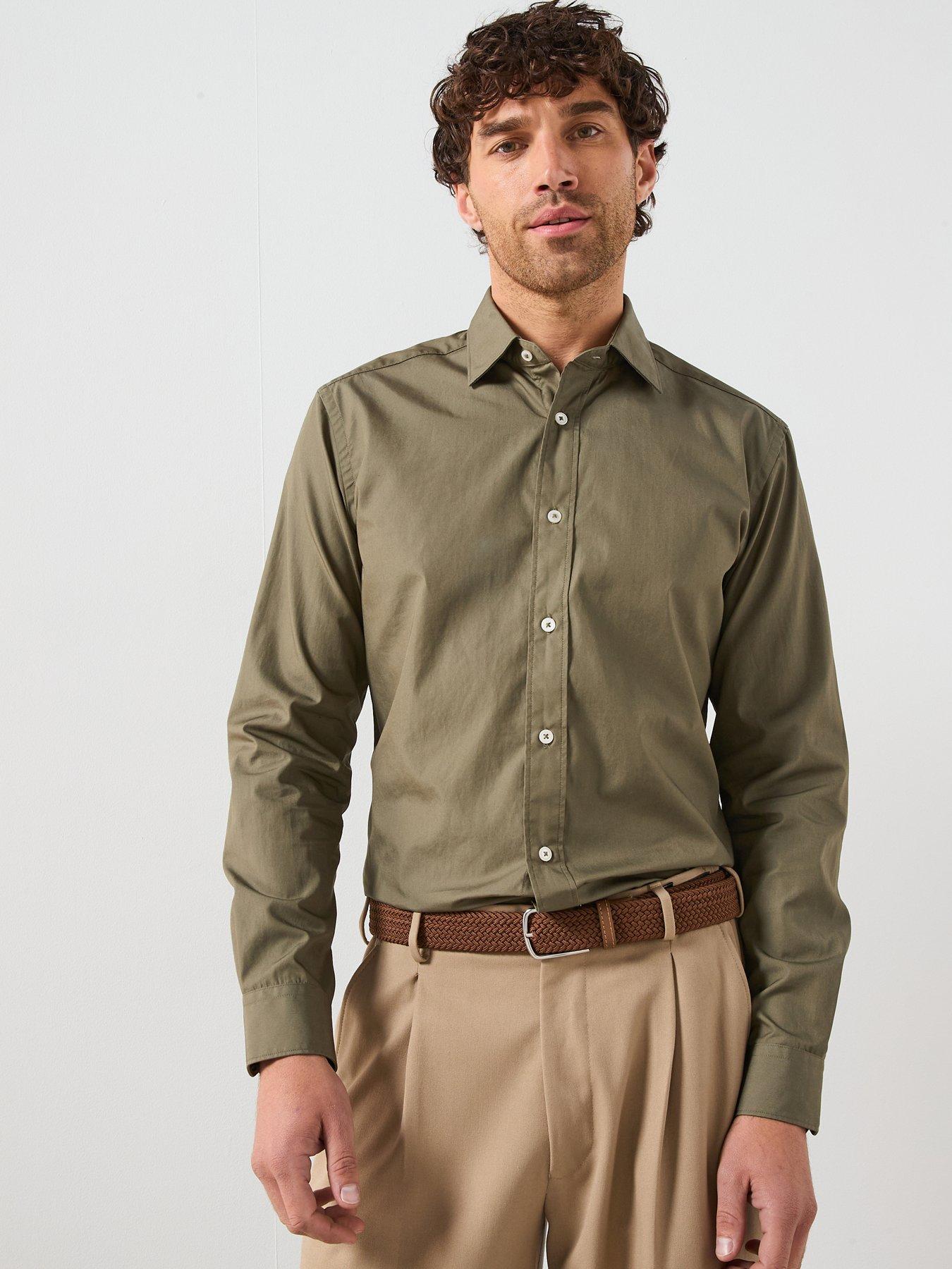 mango-play-cotton-poplin-shirt-light-khaki