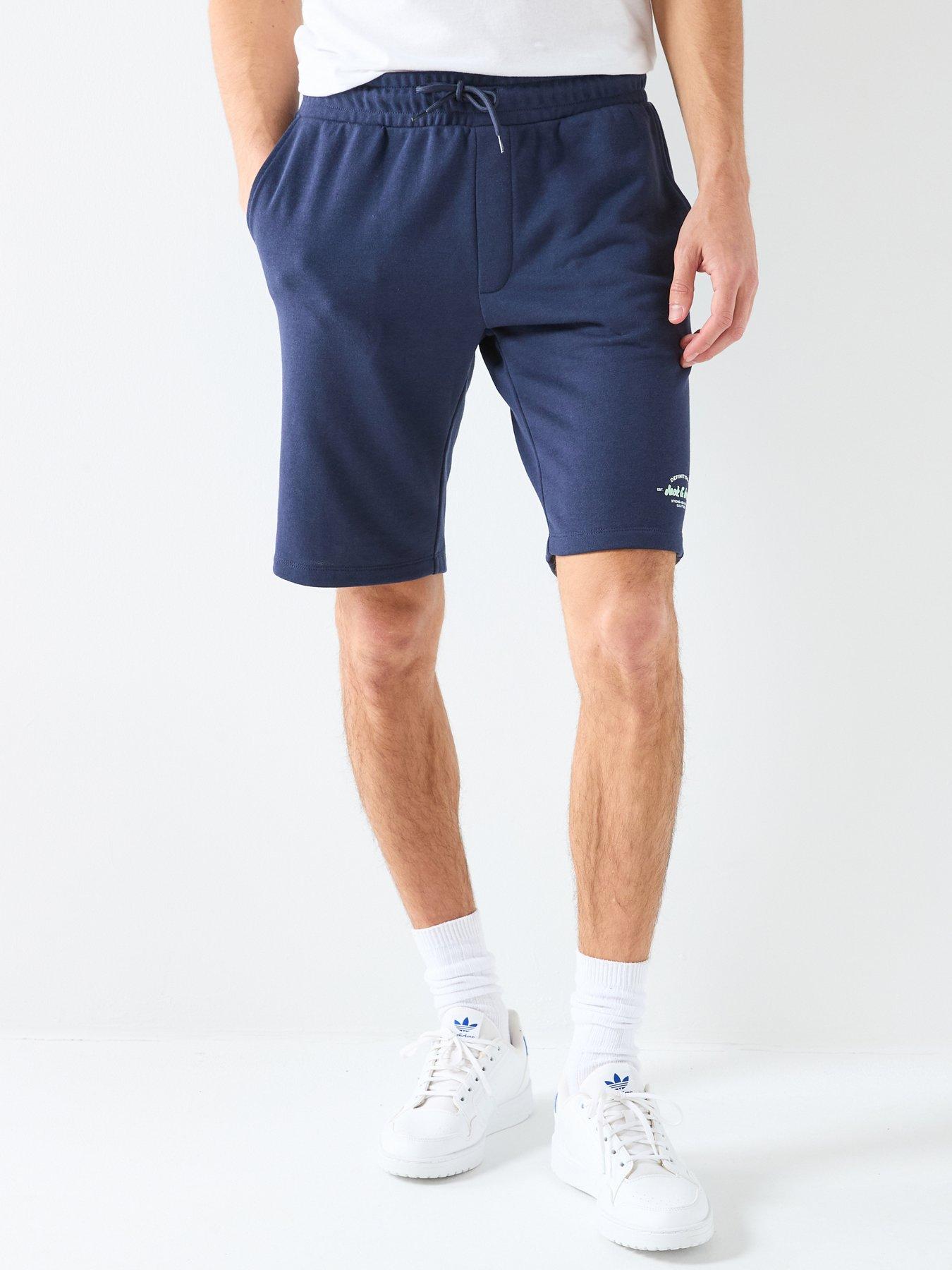 Jack & Jones Gordon Brandon Sweat Shorts - Navy