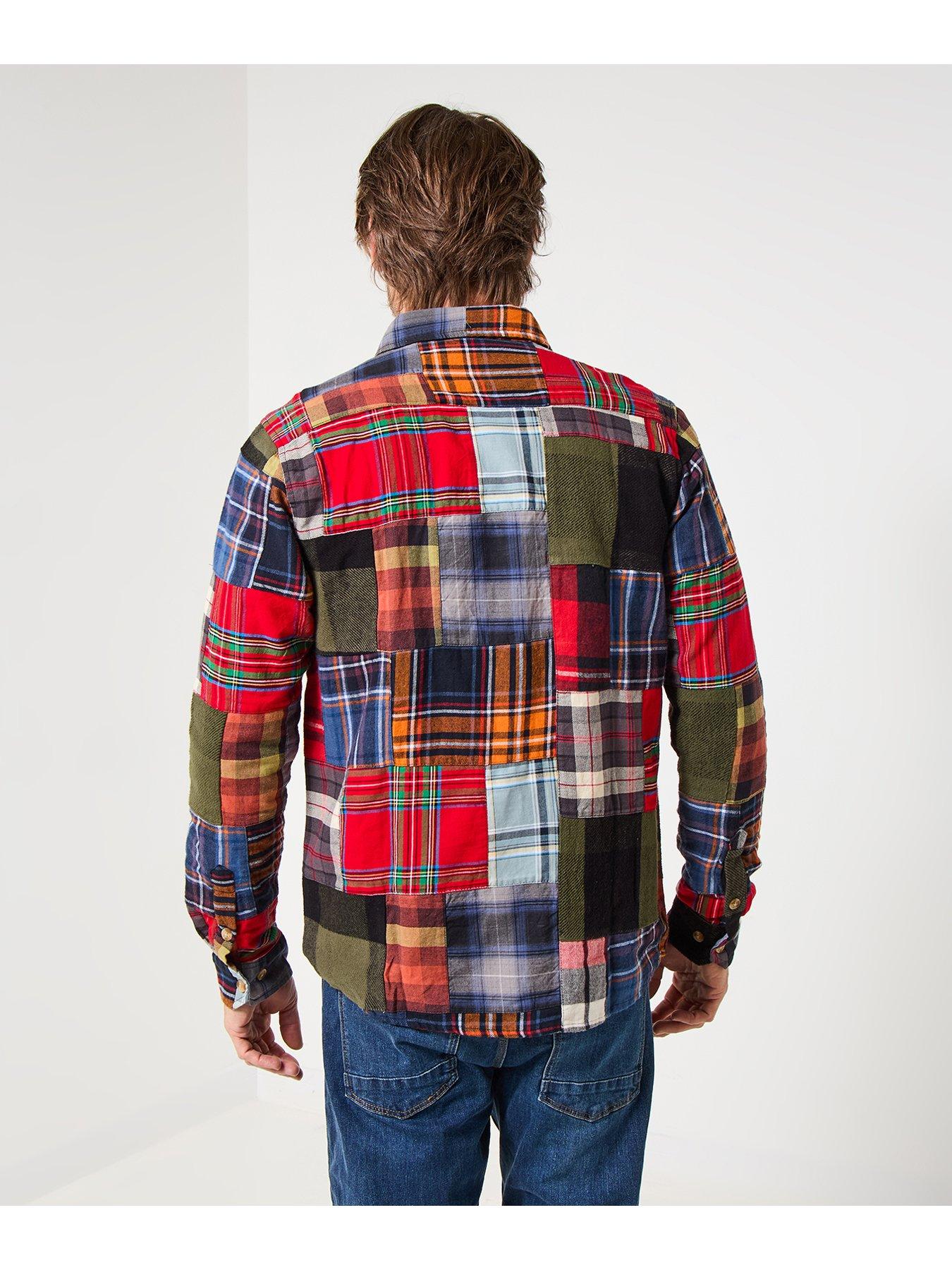 Image 3 of 6 of Joe Browns Patchwork Check Long Sleeve Casual Shirt - Multi