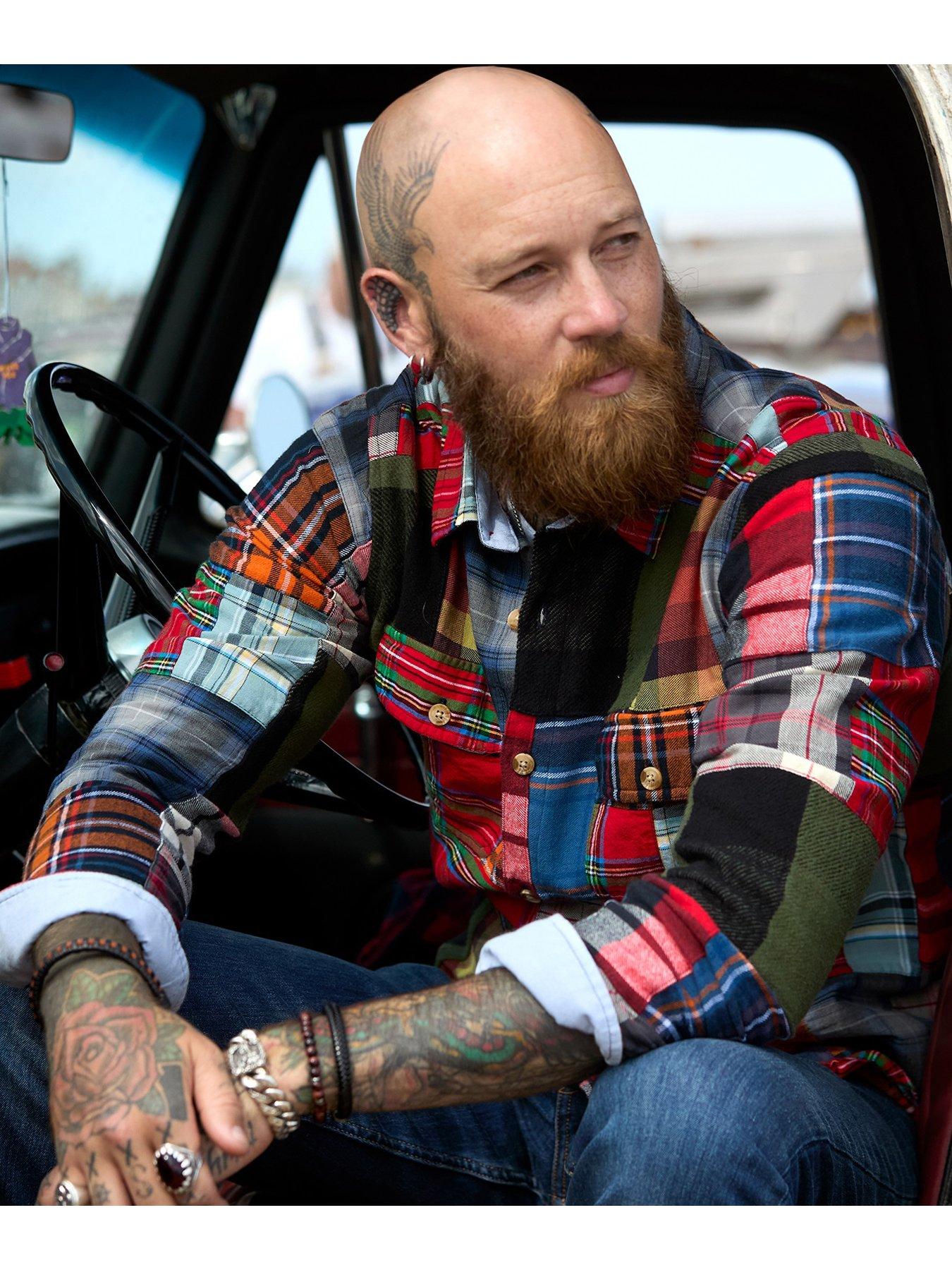 Image 5 of 6 of Joe Browns Patchwork Check Long Sleeve Casual Shirt - Multi
