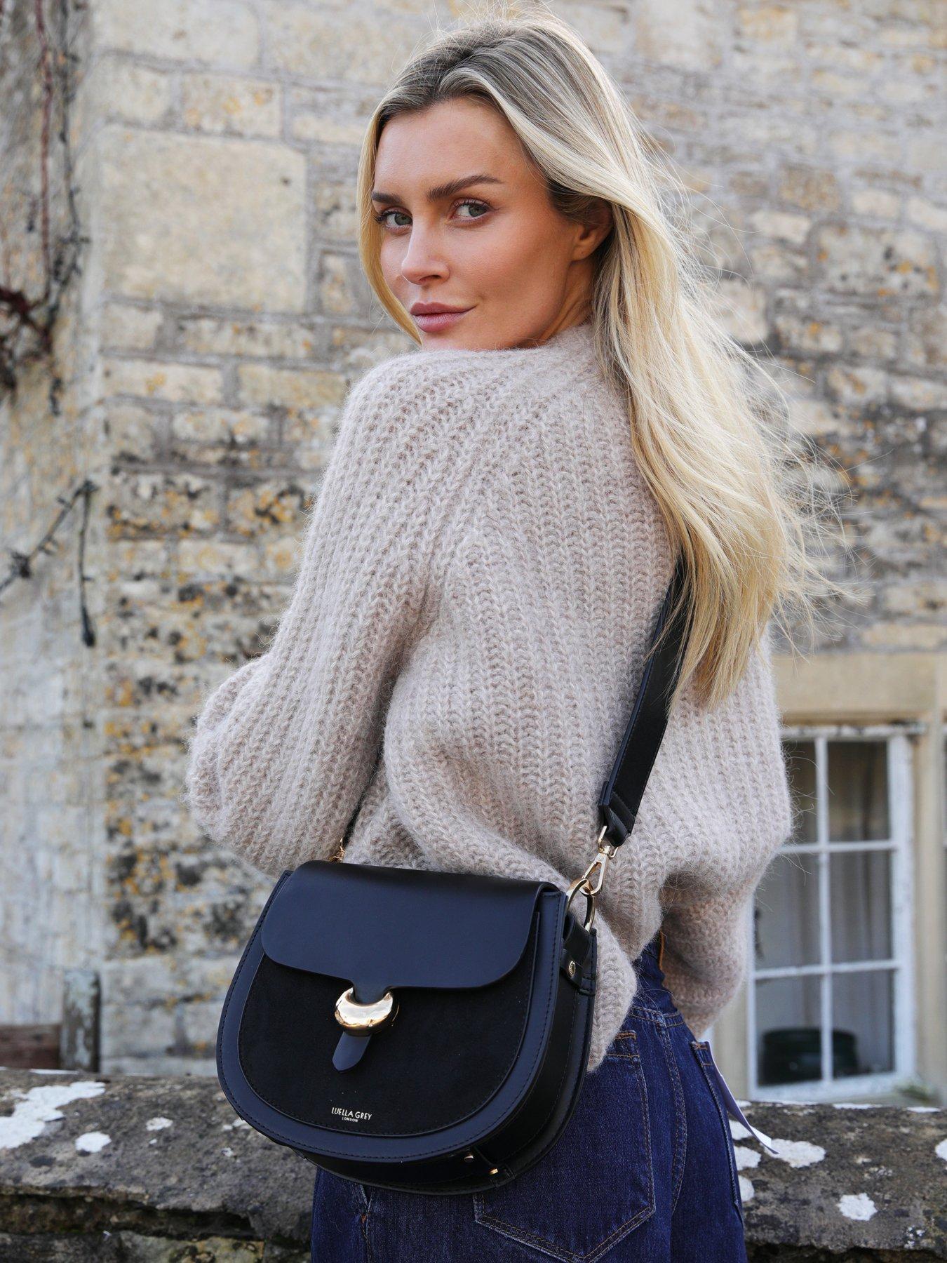 Luella Grey Venetia Crossbody Bag - Black