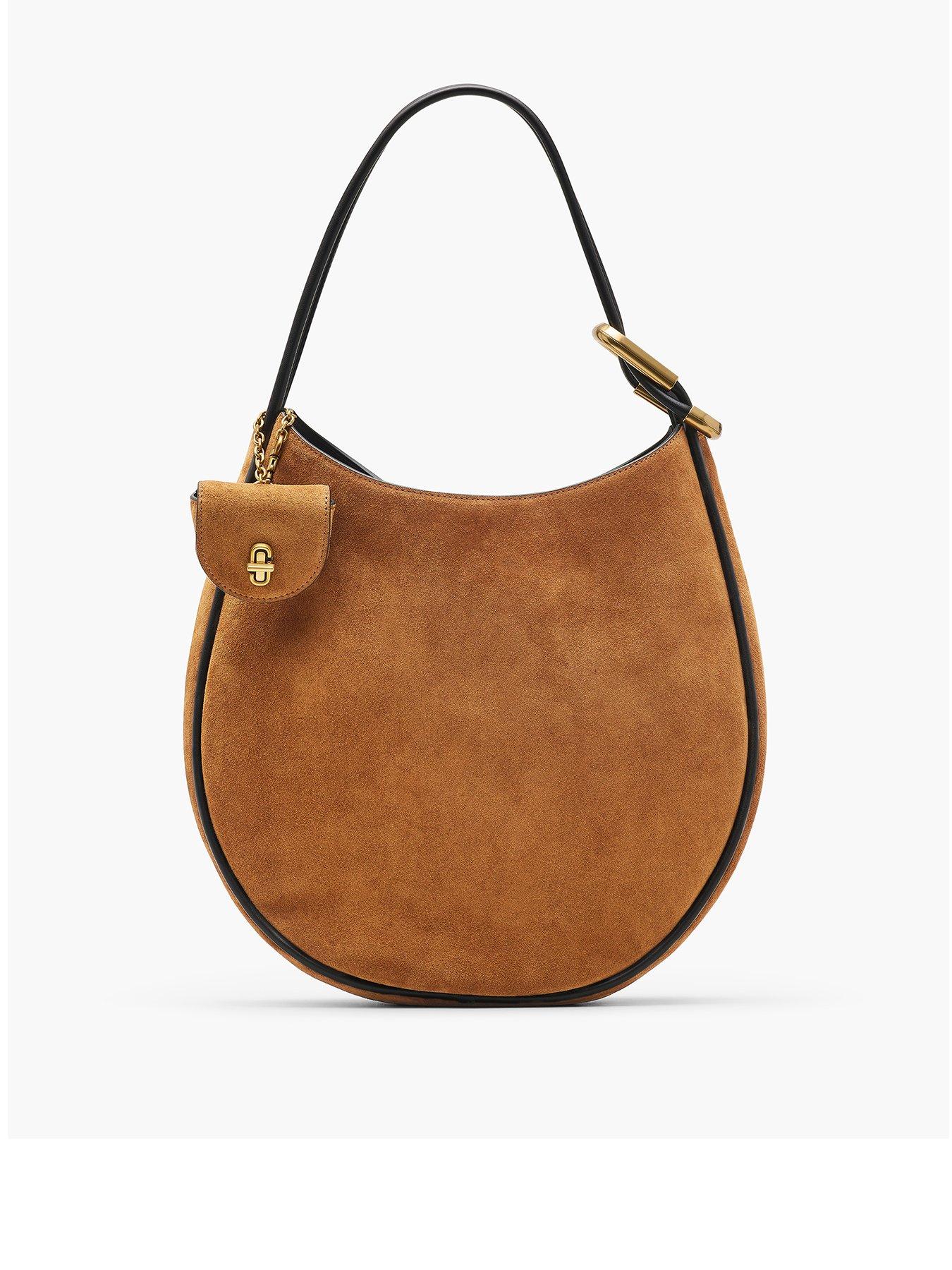 MARC JACOBS The Large Suede Hobo - Brown