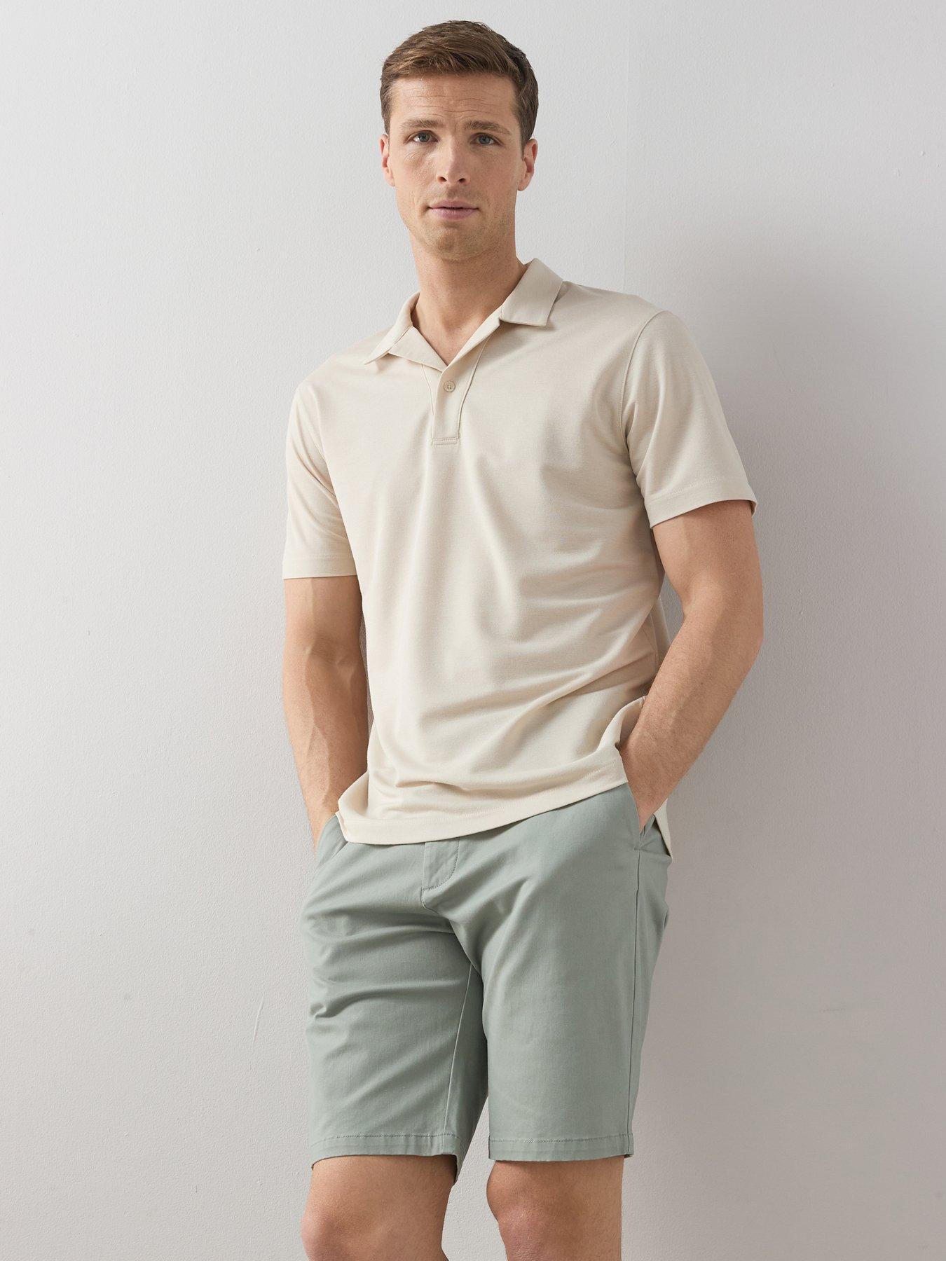 Image 3 of 7 of The Very Collection Slim Fit Chino Short With Stretch - Green