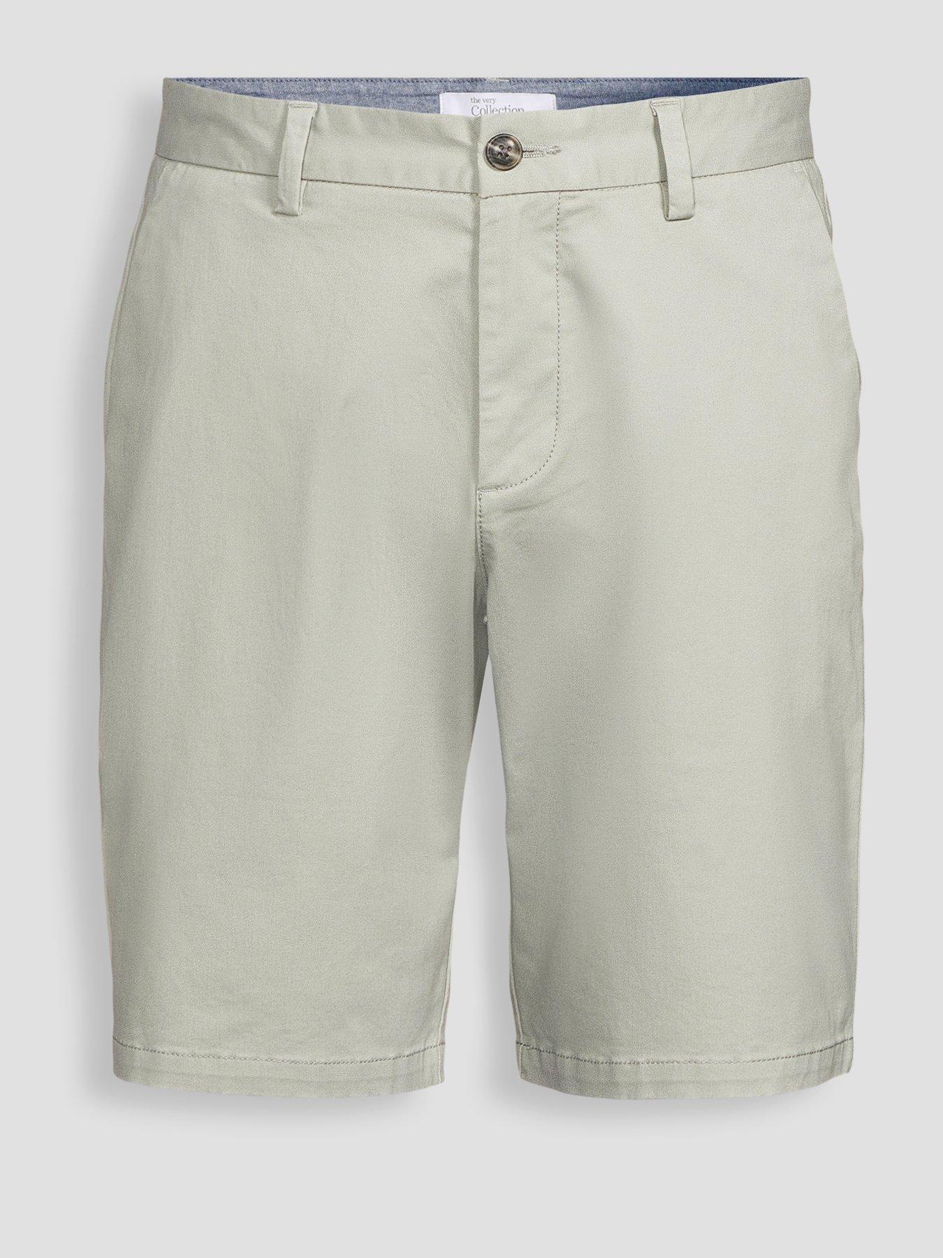 Image 7 of 7 of The Very Collection Slim Fit Chino Short With Stretch - Green