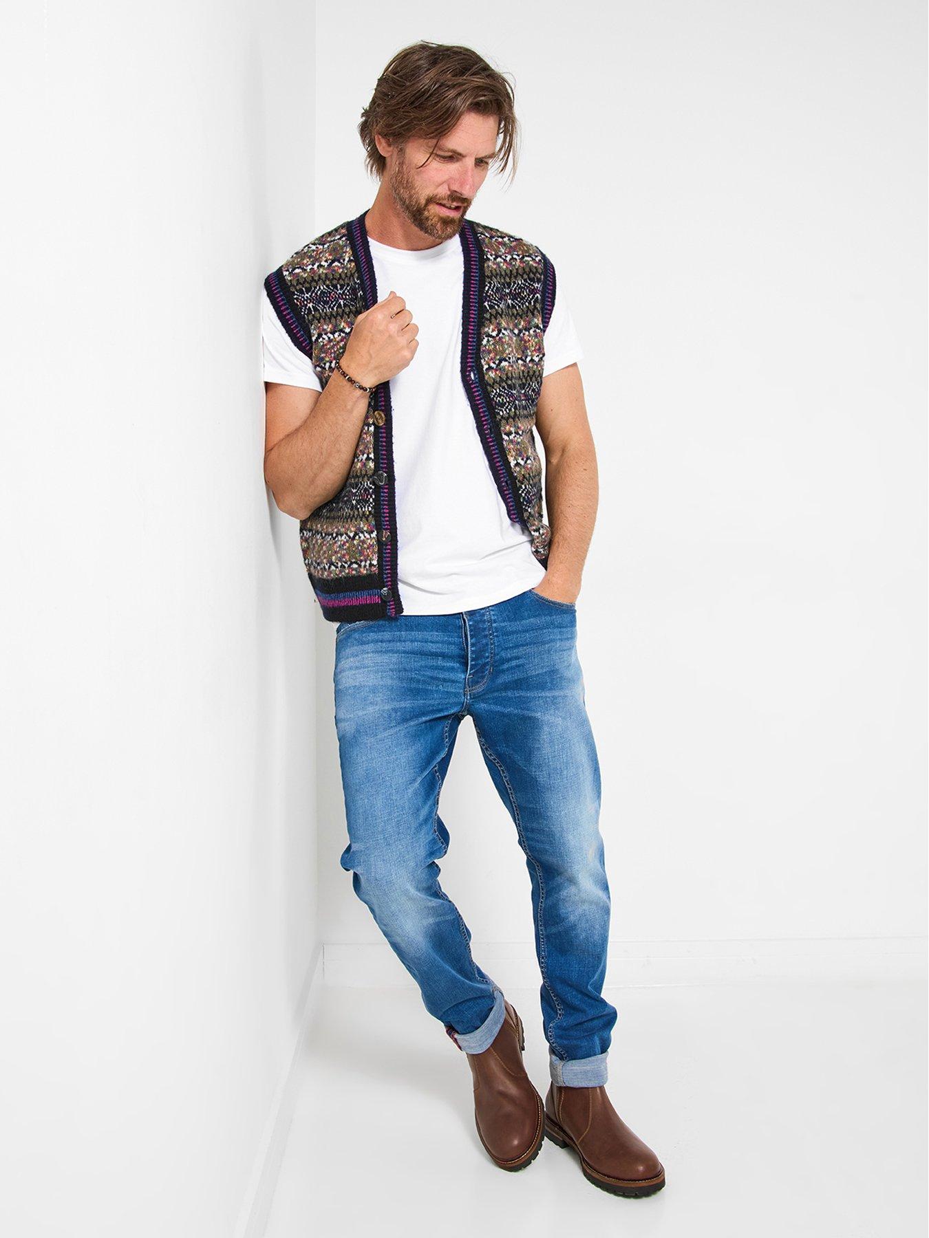 Image 3 of 6 of Joe Browns Bold Pattern Knitted Vest - Multi