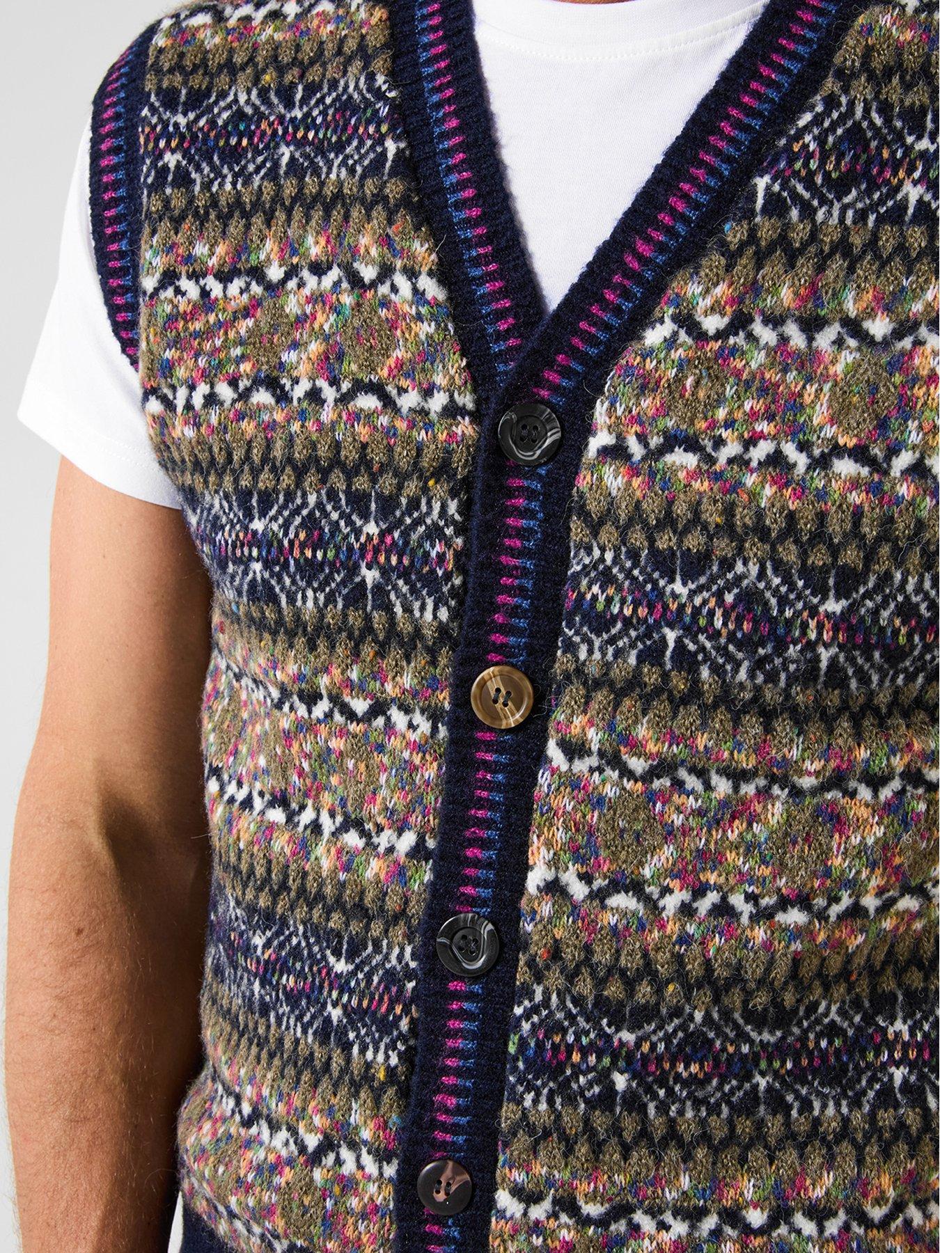 Image 5 of 6 of Joe Browns Bold Pattern Knitted Vest - Multi
