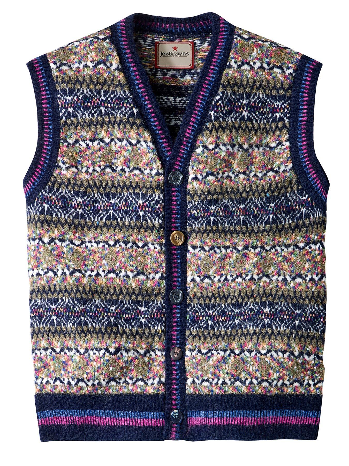 Image 6 of 6 of Joe Browns Bold Pattern Knitted Vest - Multi