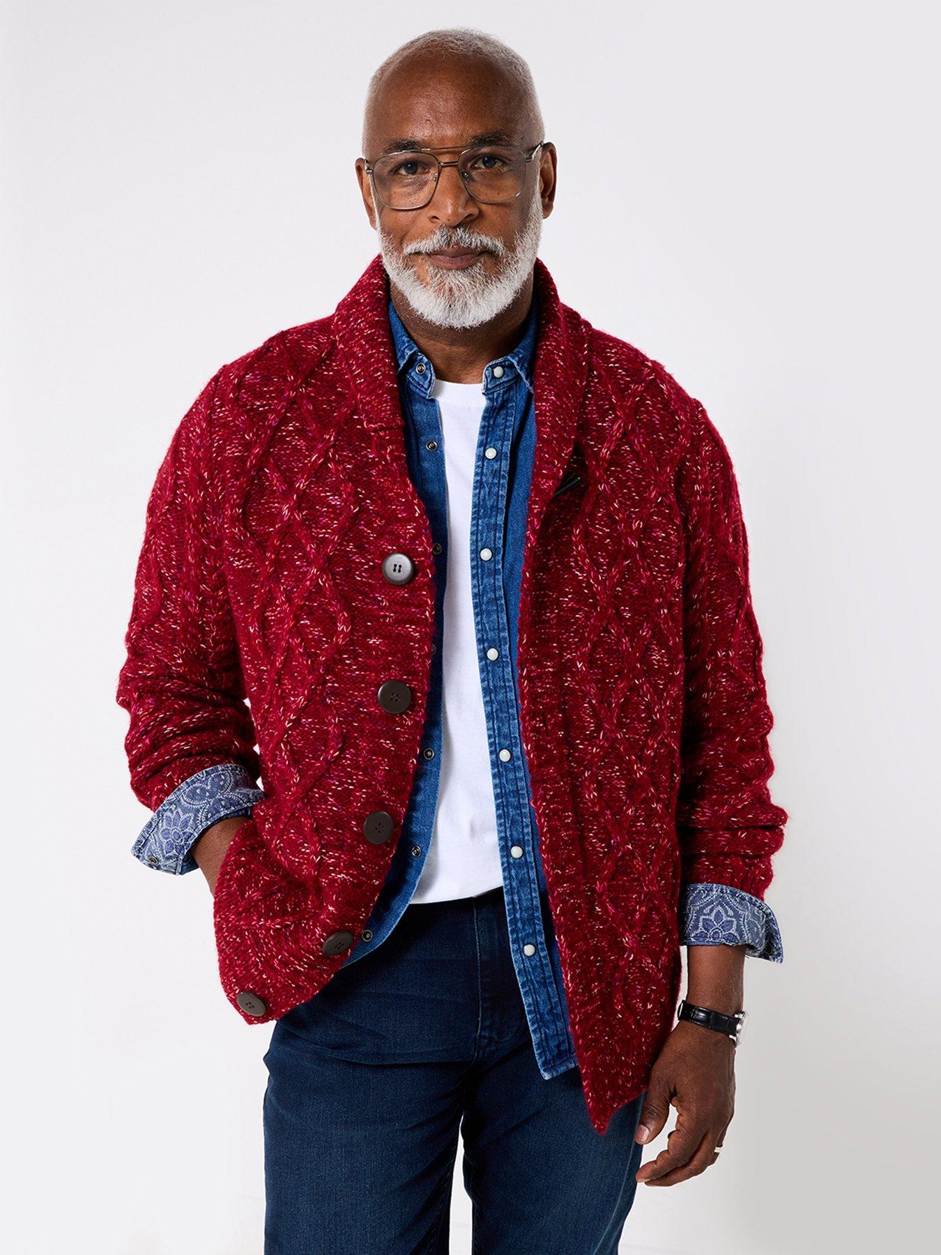 undefined Chunky Cable Knitted Cardigan